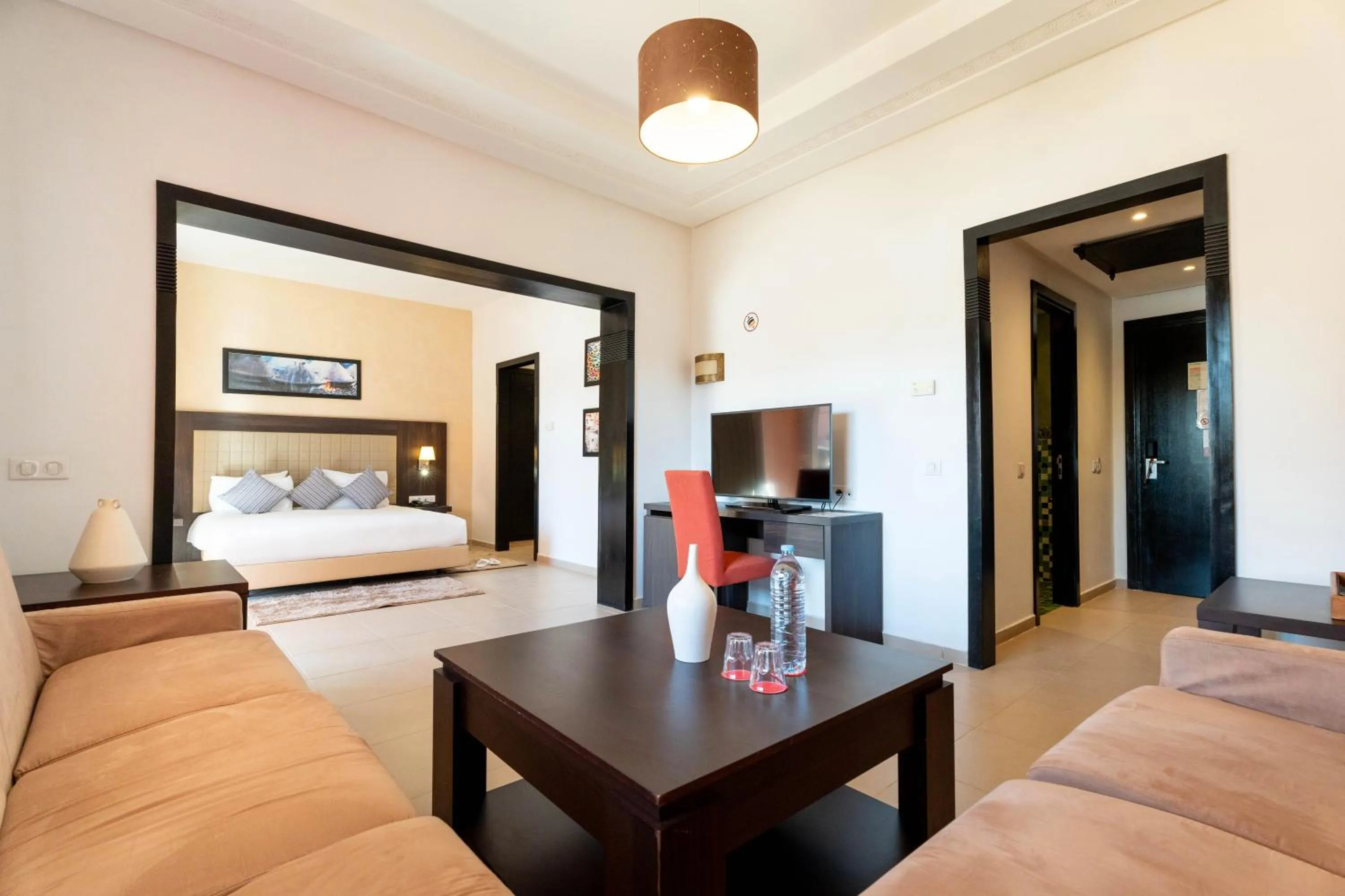 Living room, Bed in Zephyr Targa Marrakech