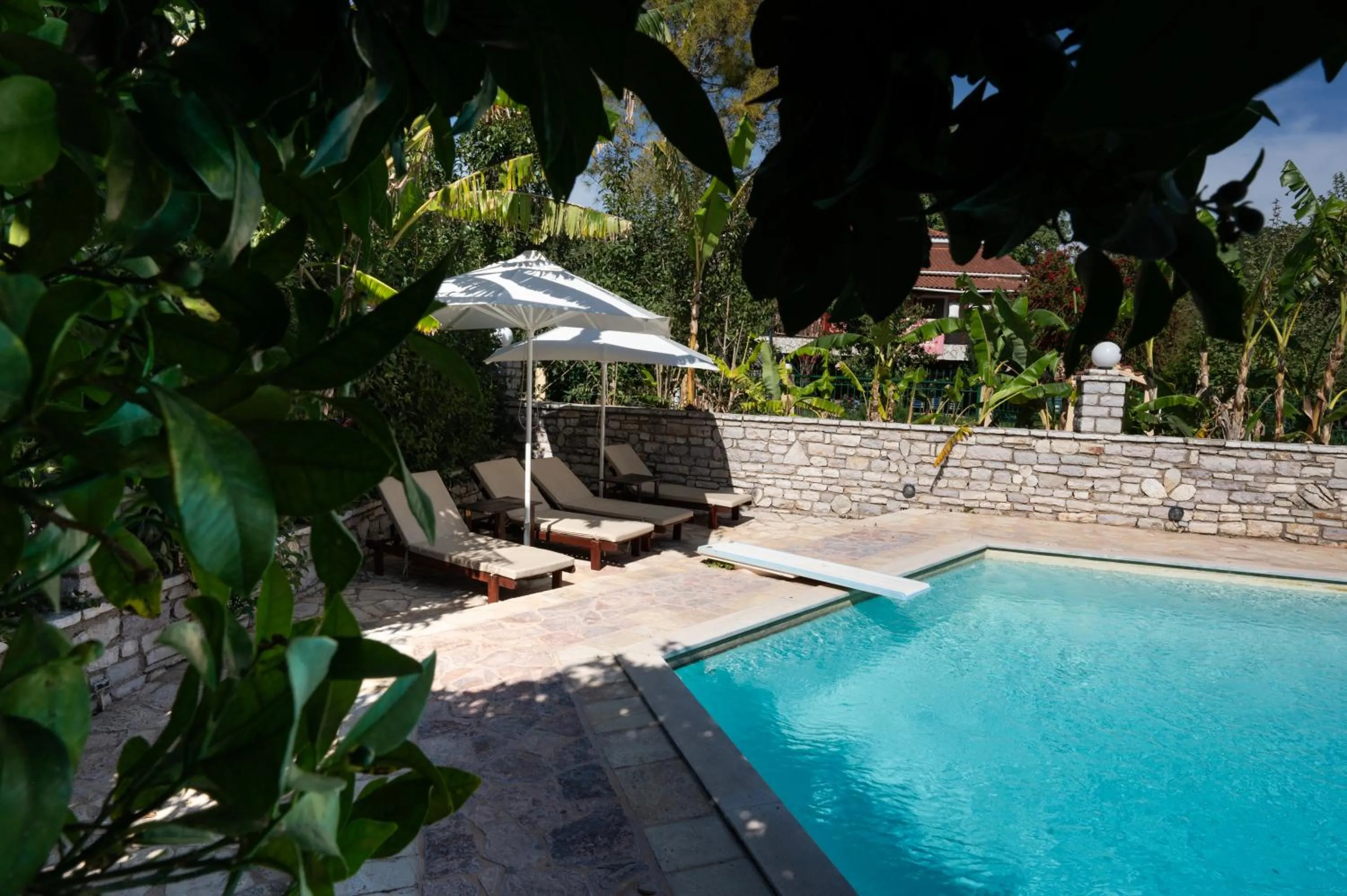 Food in Kaiafas Lake Hotel