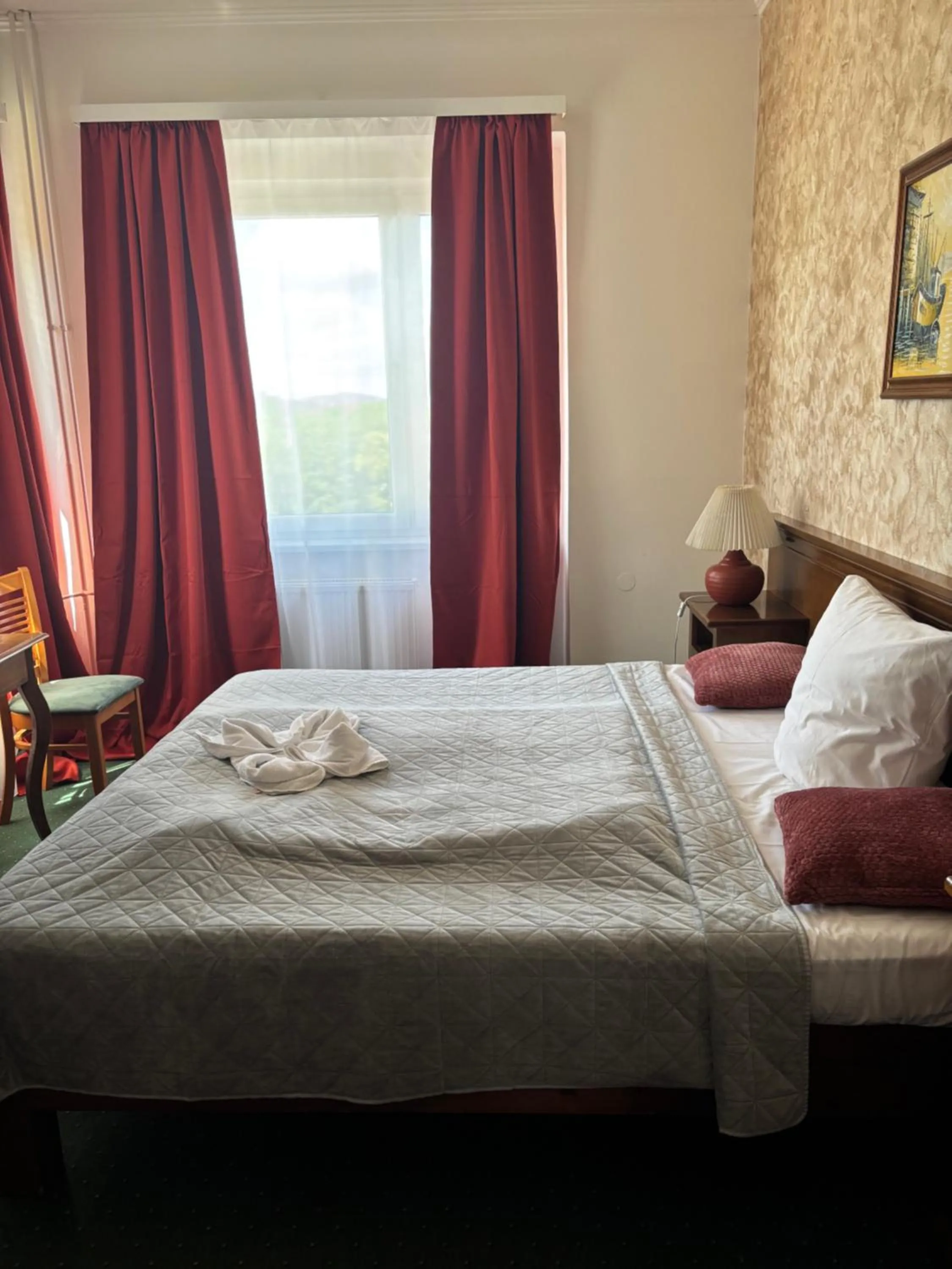 Bed in Hotel Bila Ruze