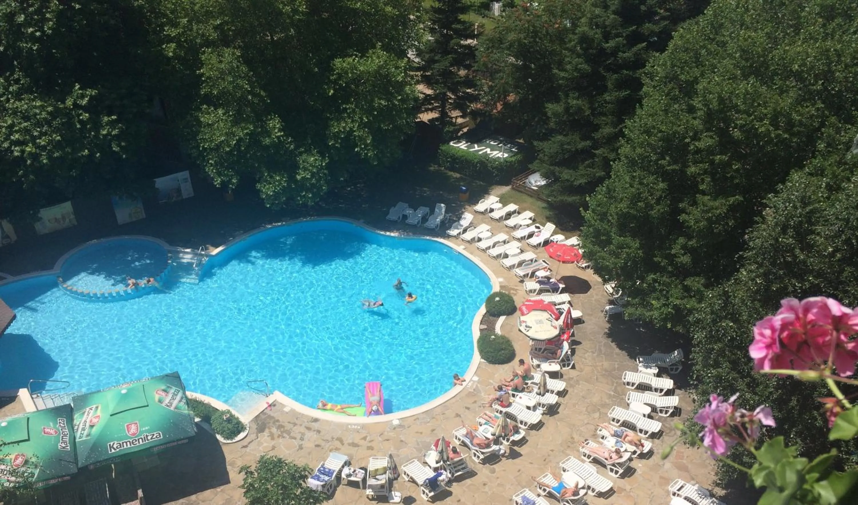 Swimming pool in Hotel Olymp