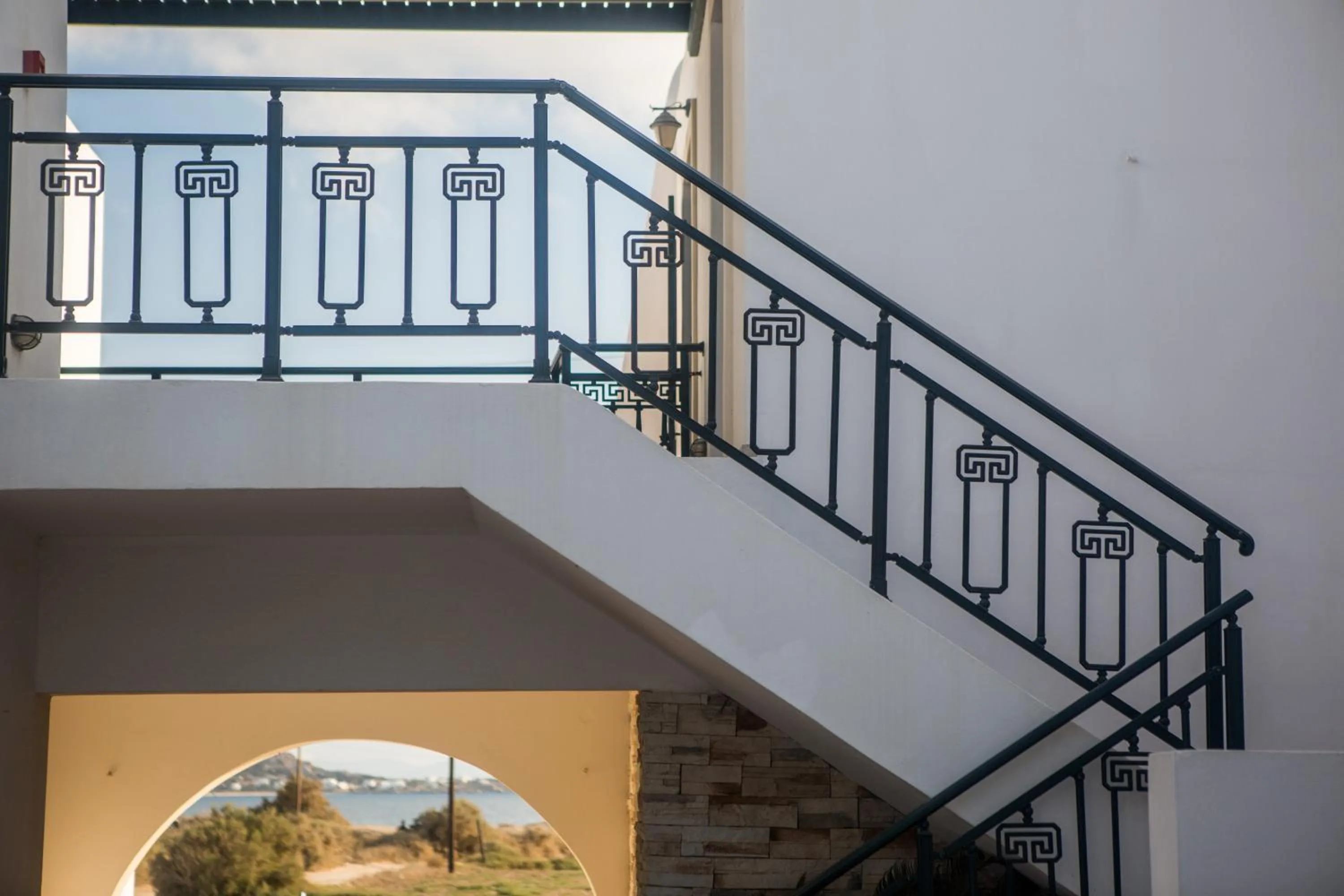 Decorative detail in Plaza Beach Hotel