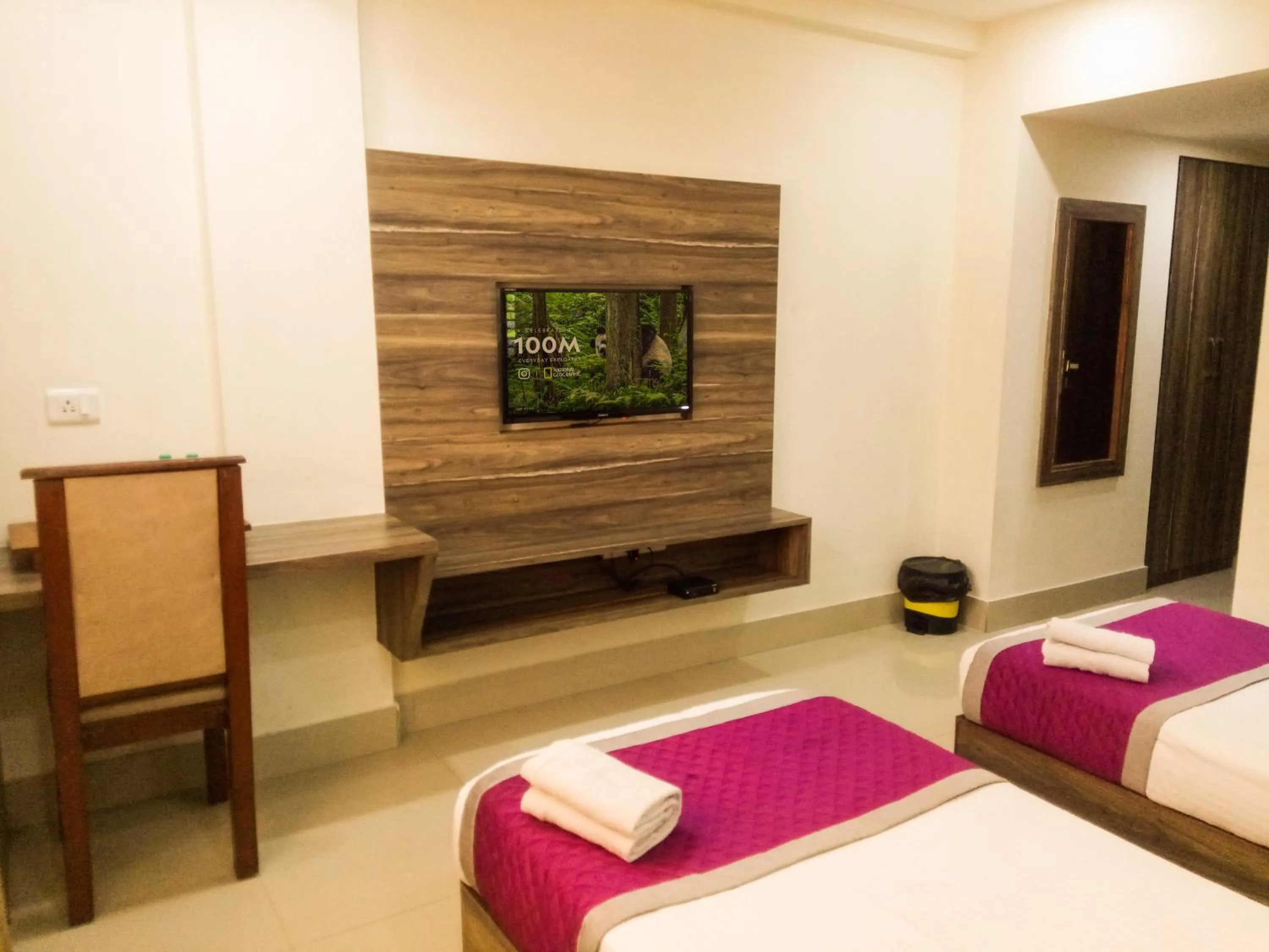 TV and multimedia, Bed in Nexstay Crystal Residency