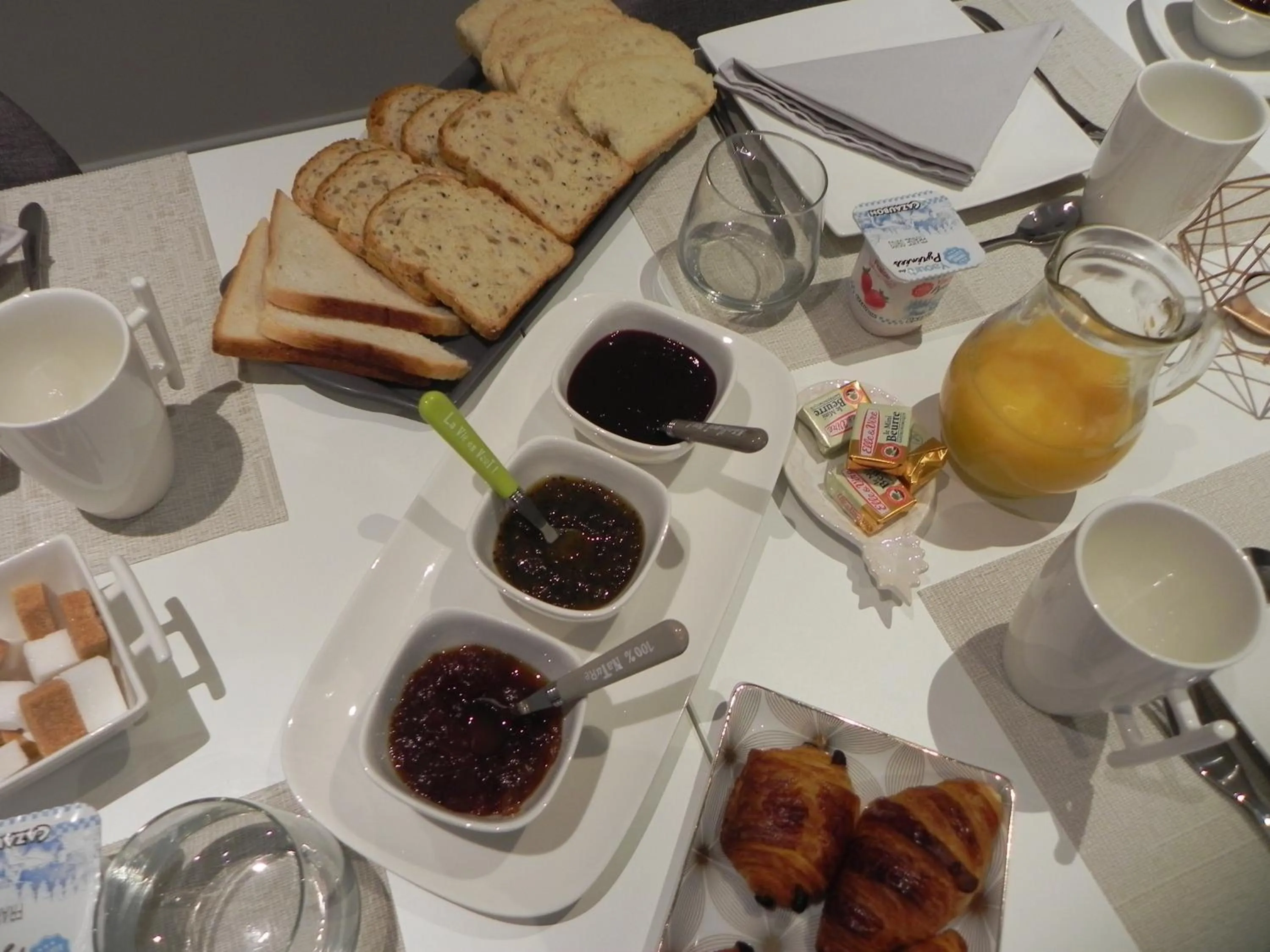 Continental breakfast in La clé de vos Rêves