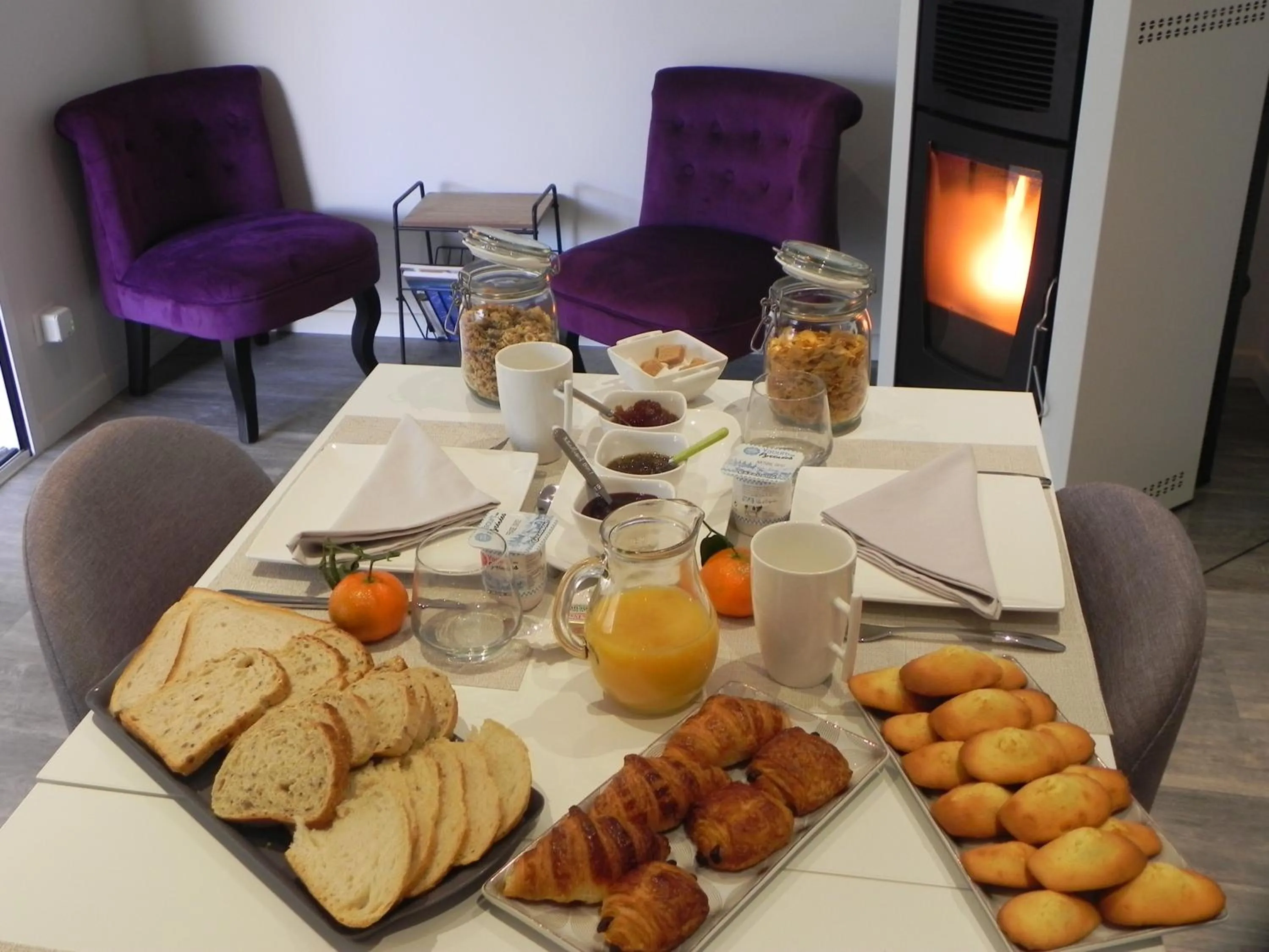 Continental breakfast in La clé de vos Rêves