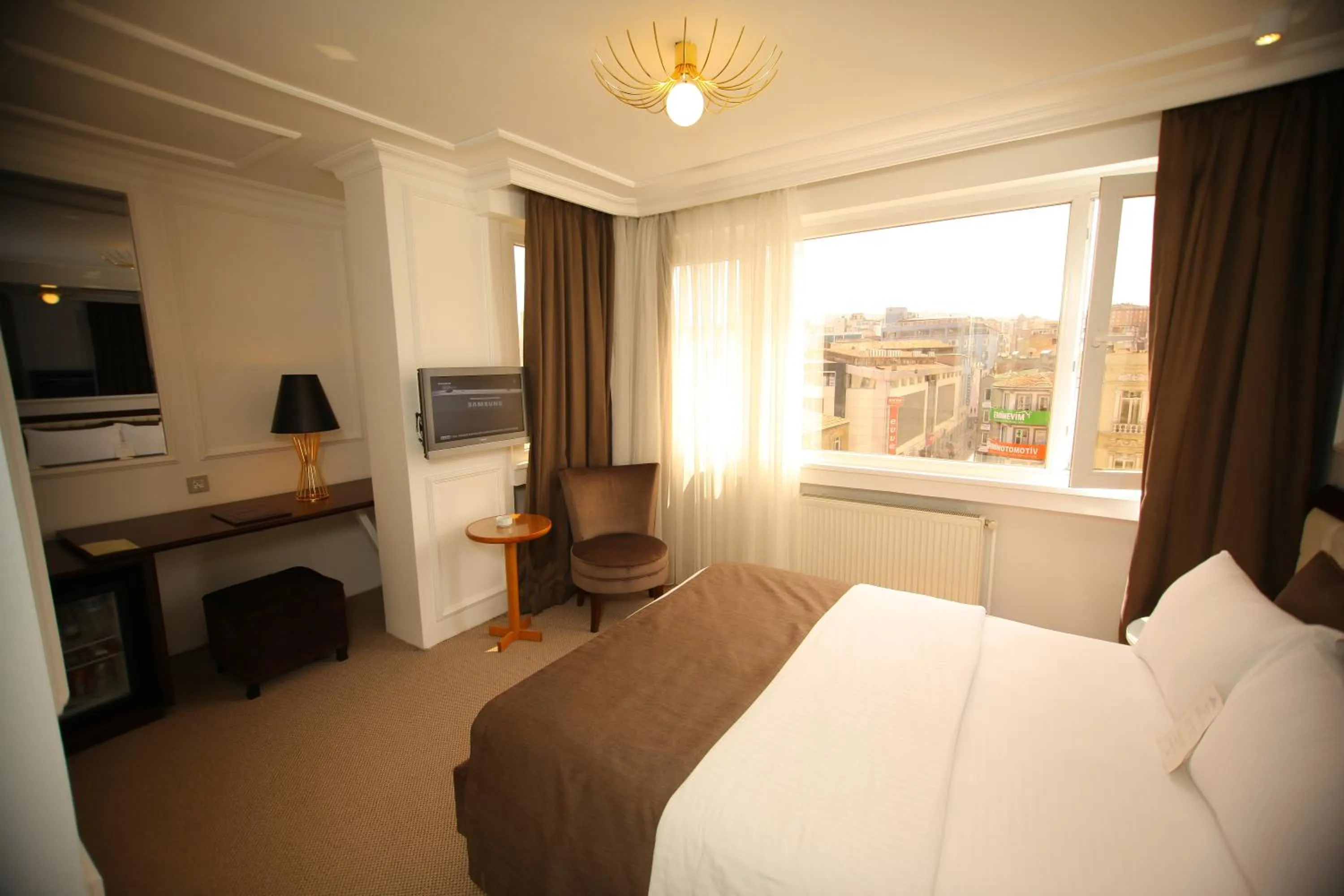 Bed in North Point Hotel