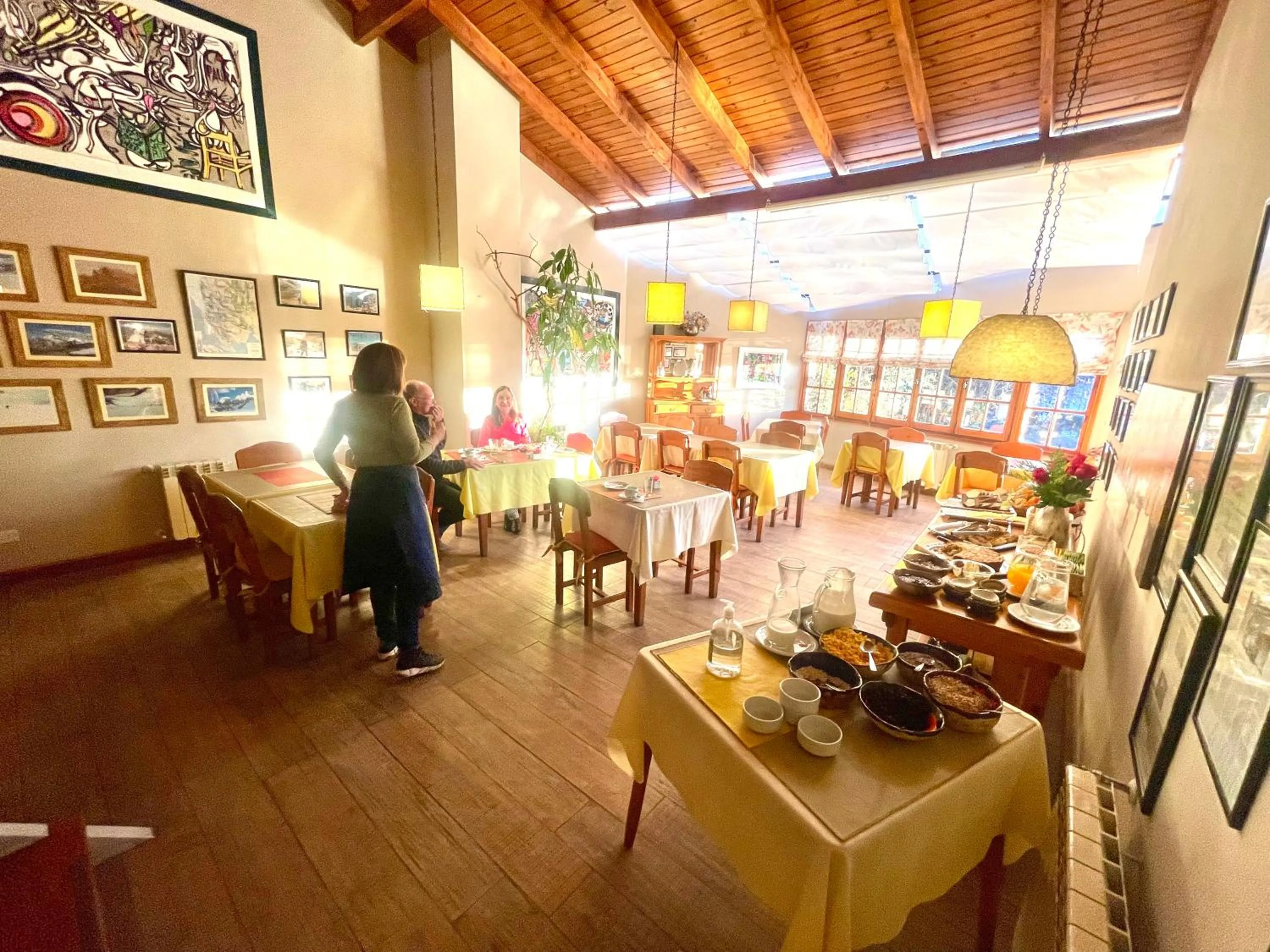 People in Las Marianas Hotel