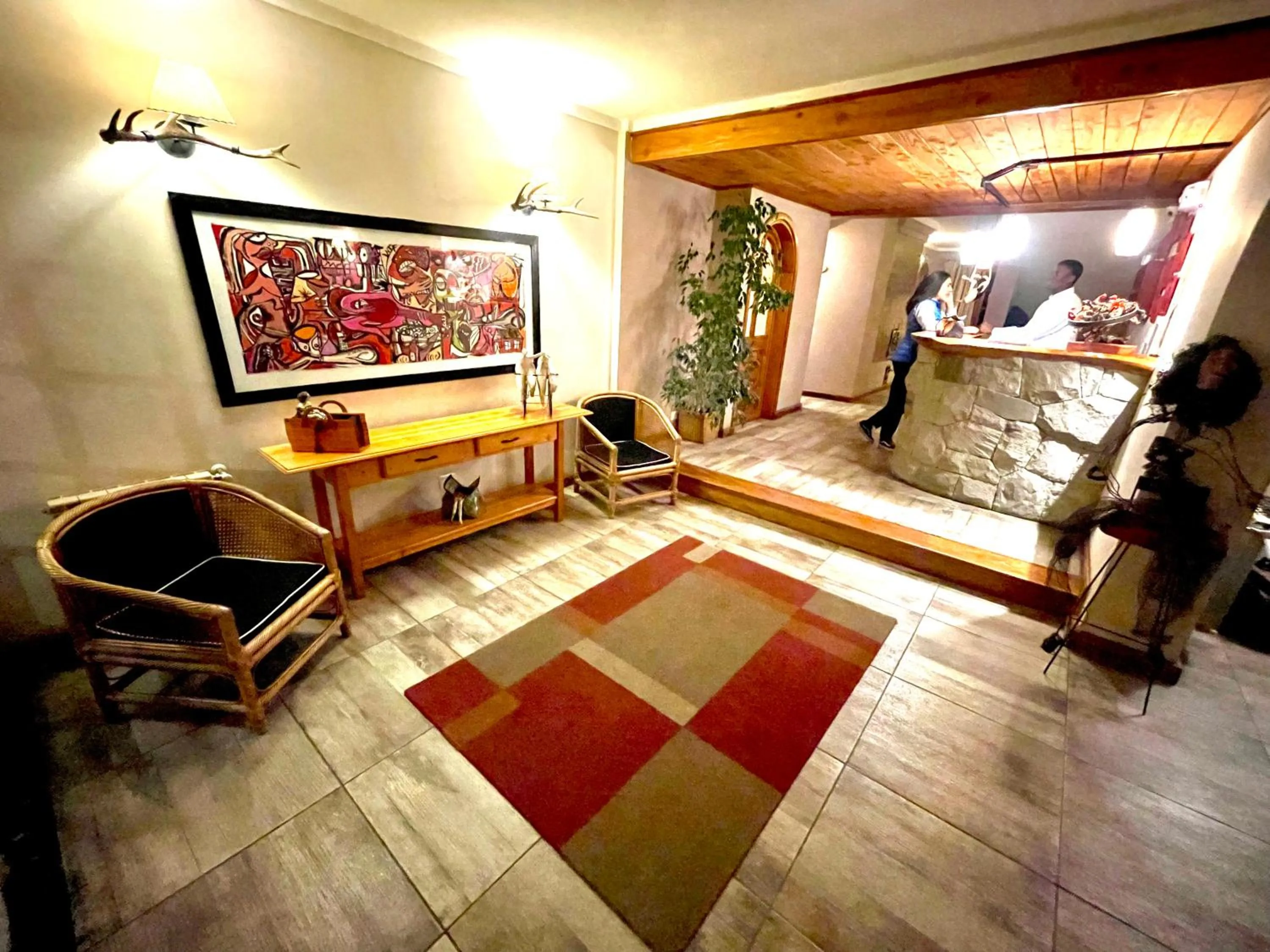 Lobby or reception in Las Marianas Hotel