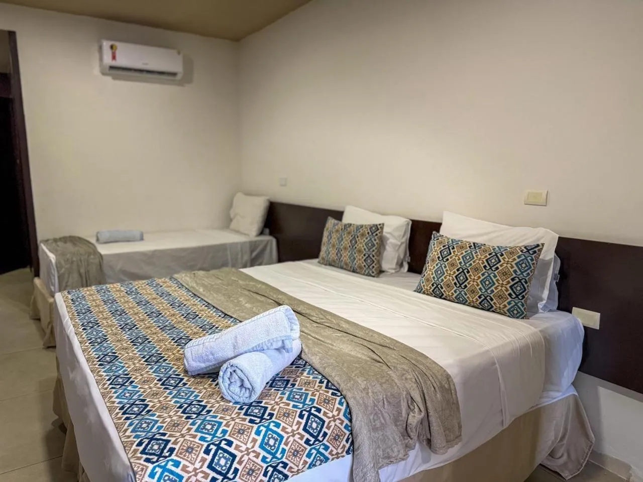 Bed in Hotel Fazenda Monte Castelo