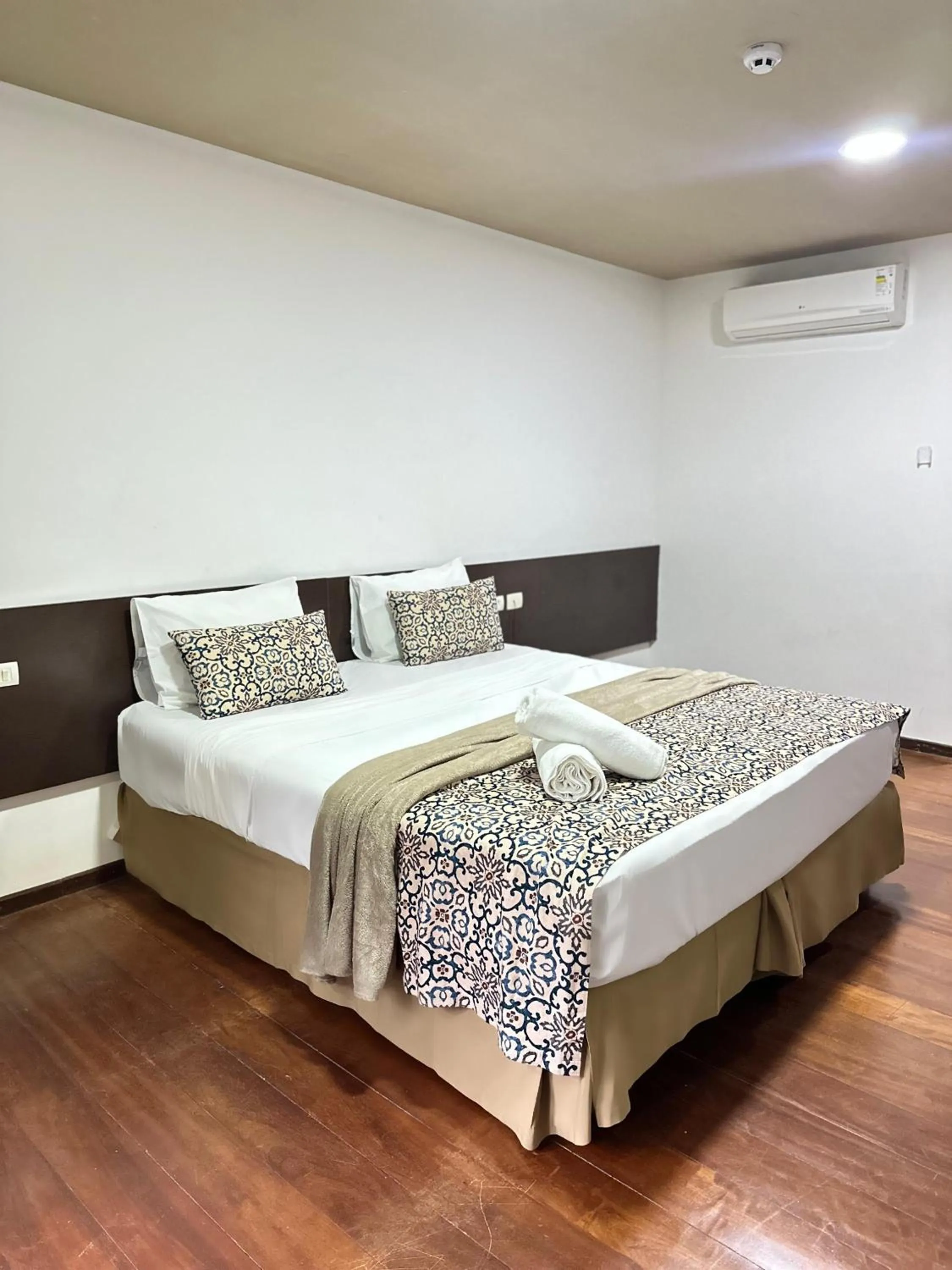 Bed in Hotel Fazenda Monte Castelo