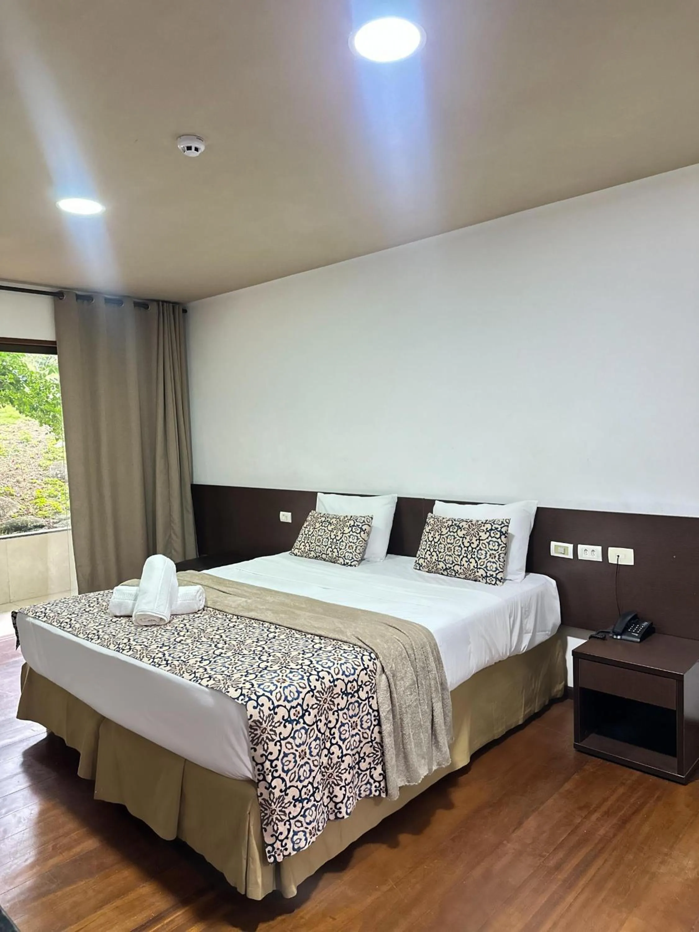 Bed in Hotel Fazenda Monte Castelo