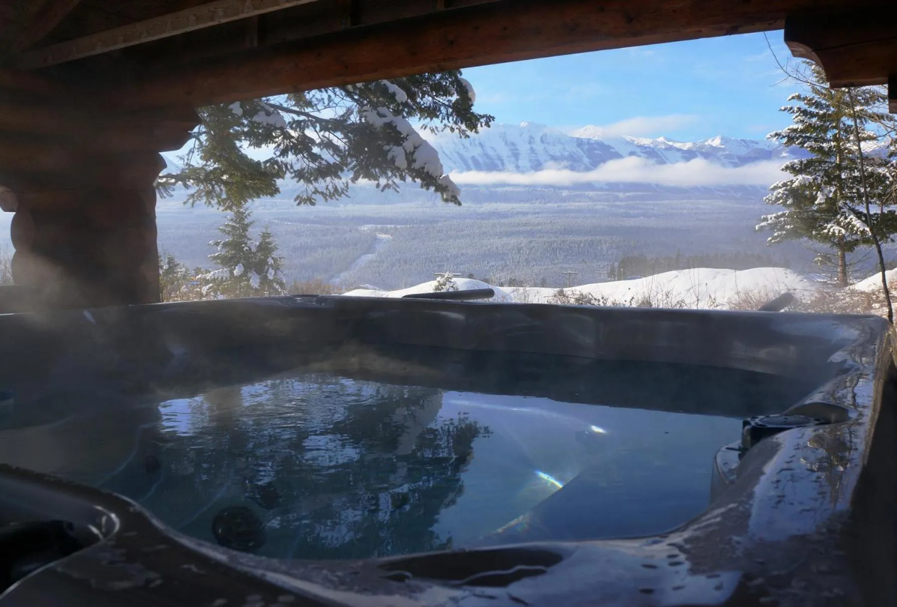 Hot Tub in Whitewater Lodge