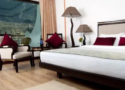 Photo of the whole room, Bed in Mastiff Grand Manali Resort