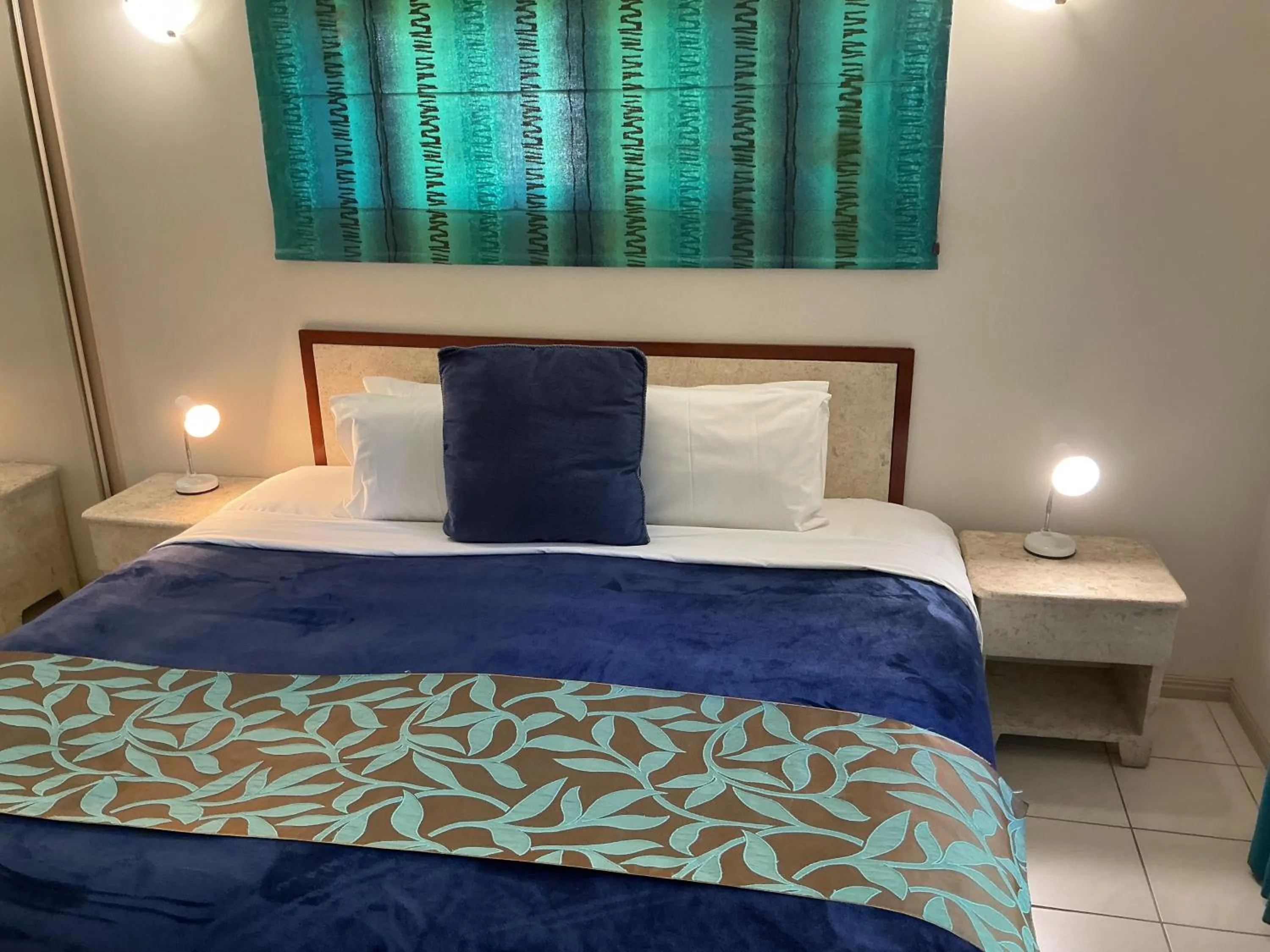 Bed in Mission Reef Resort