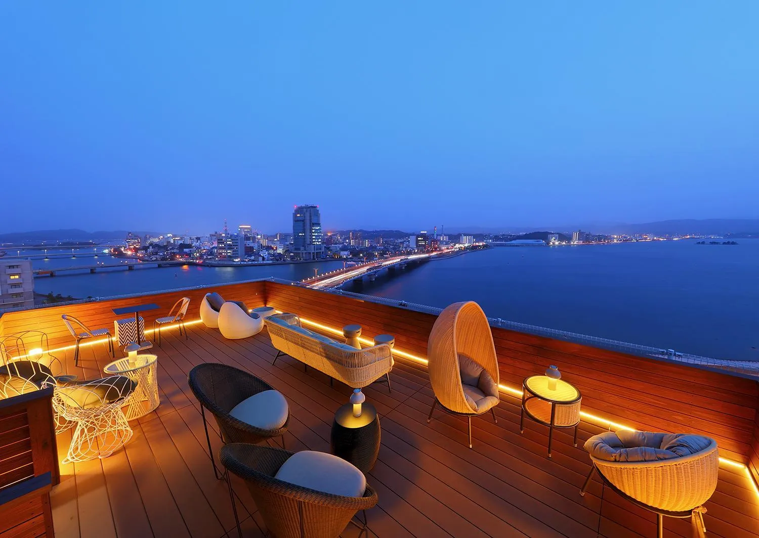 Balcony/Terrace in Matsue New Urban Hotel