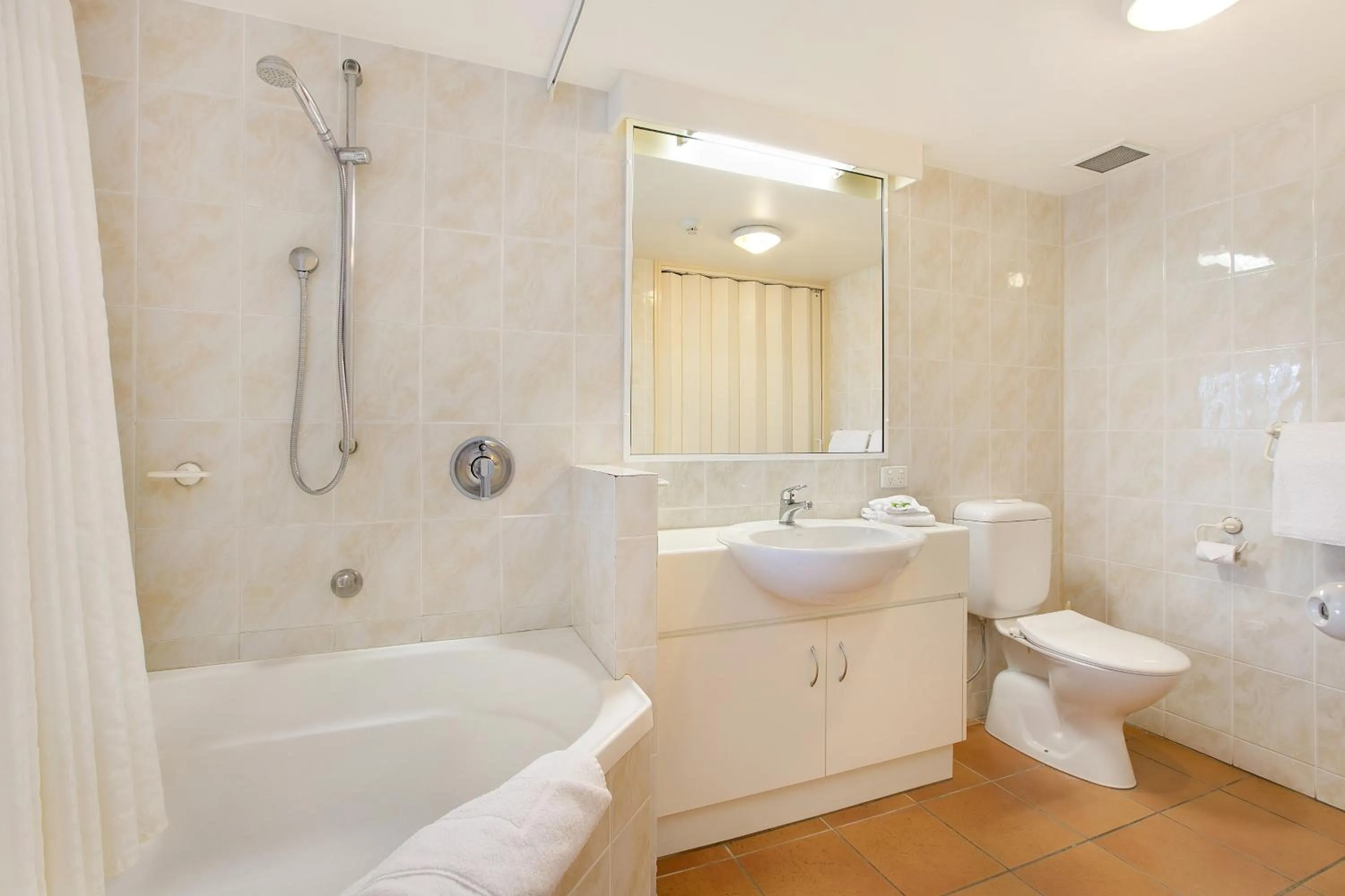 Bathroom in Tropic Towers Apartments