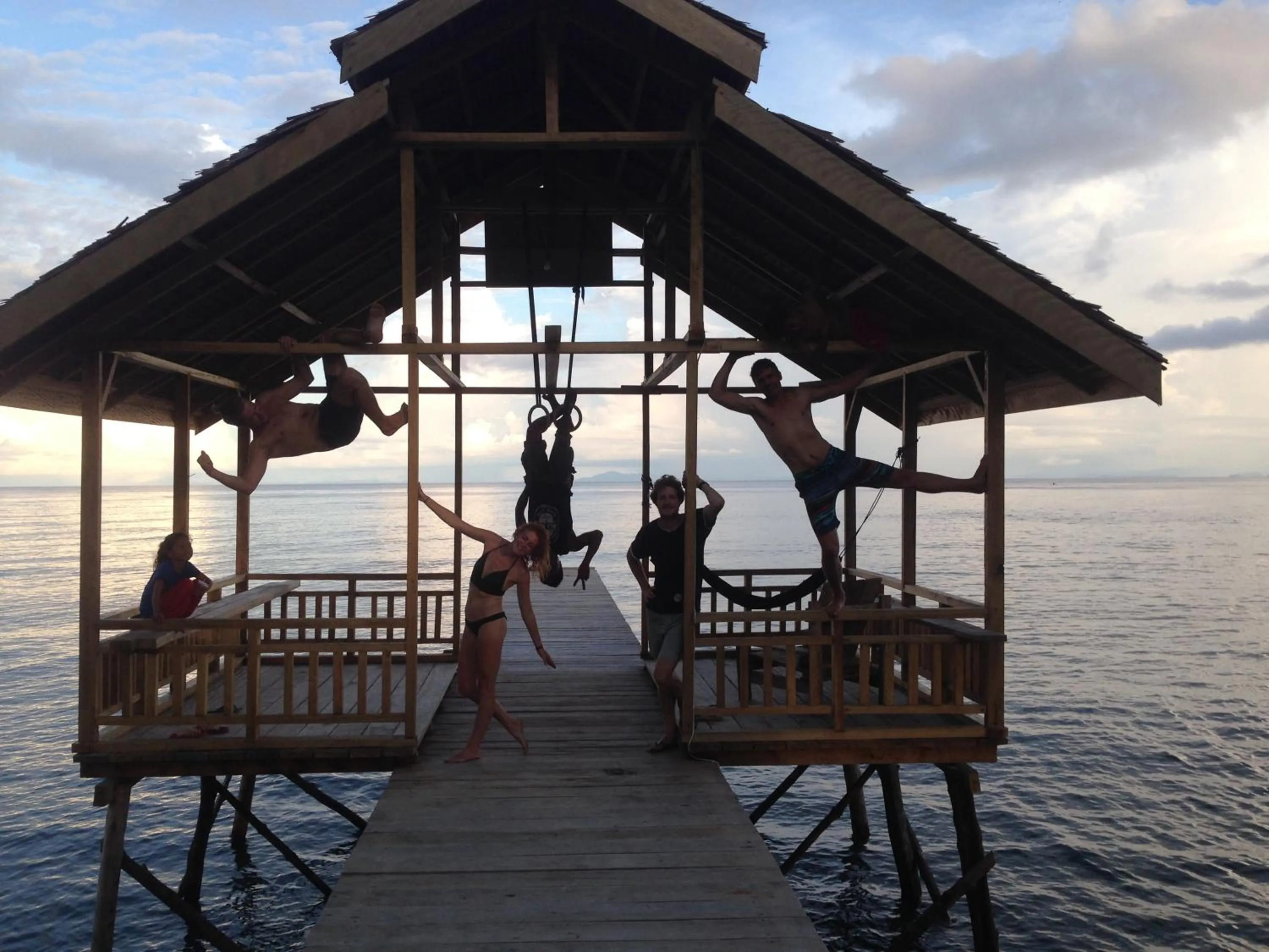 People in Pristine Paradise Dive Resort - Togean Islands, Una Una