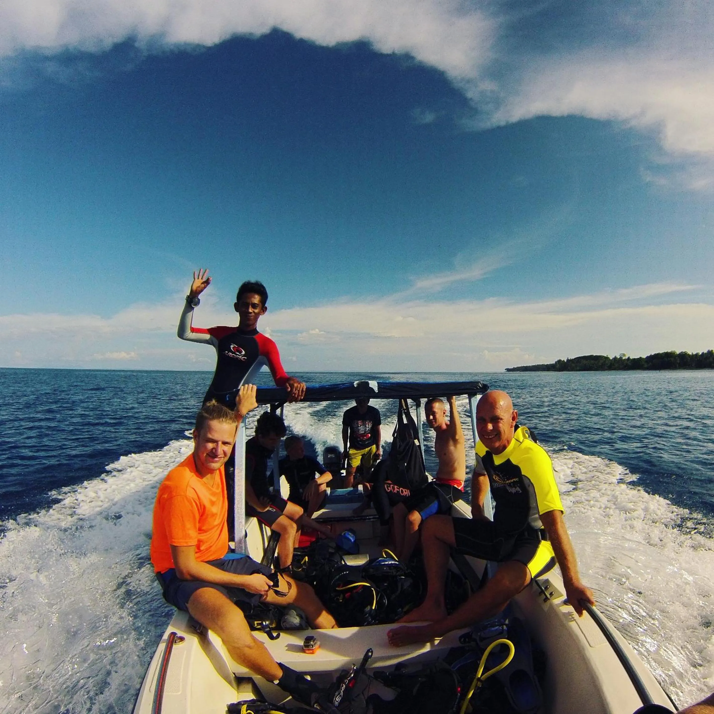 People in Pristine Paradise Dive Resort - Togean Islands, Una Una