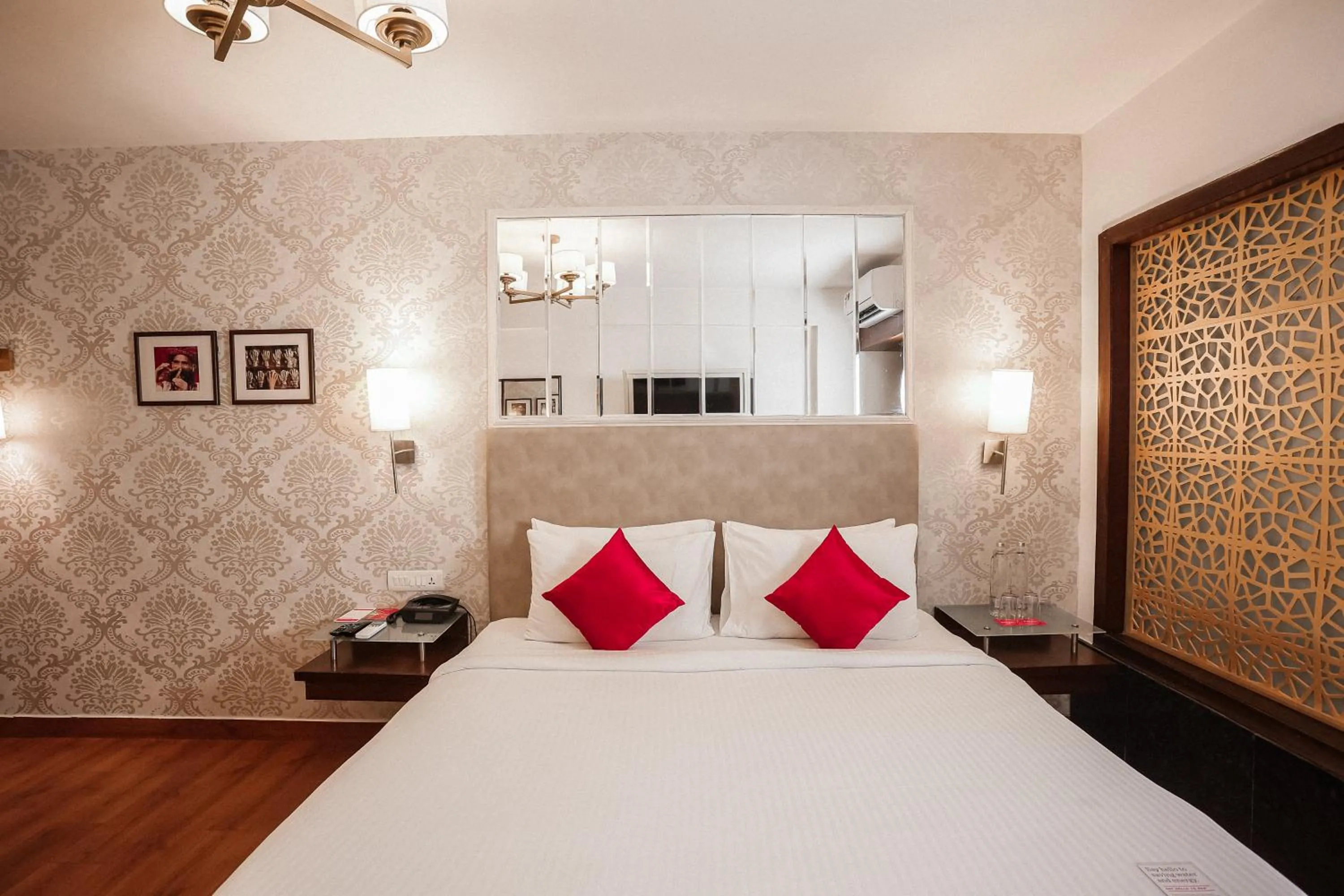 Bed in Ramada by Wyndham Jaipur North