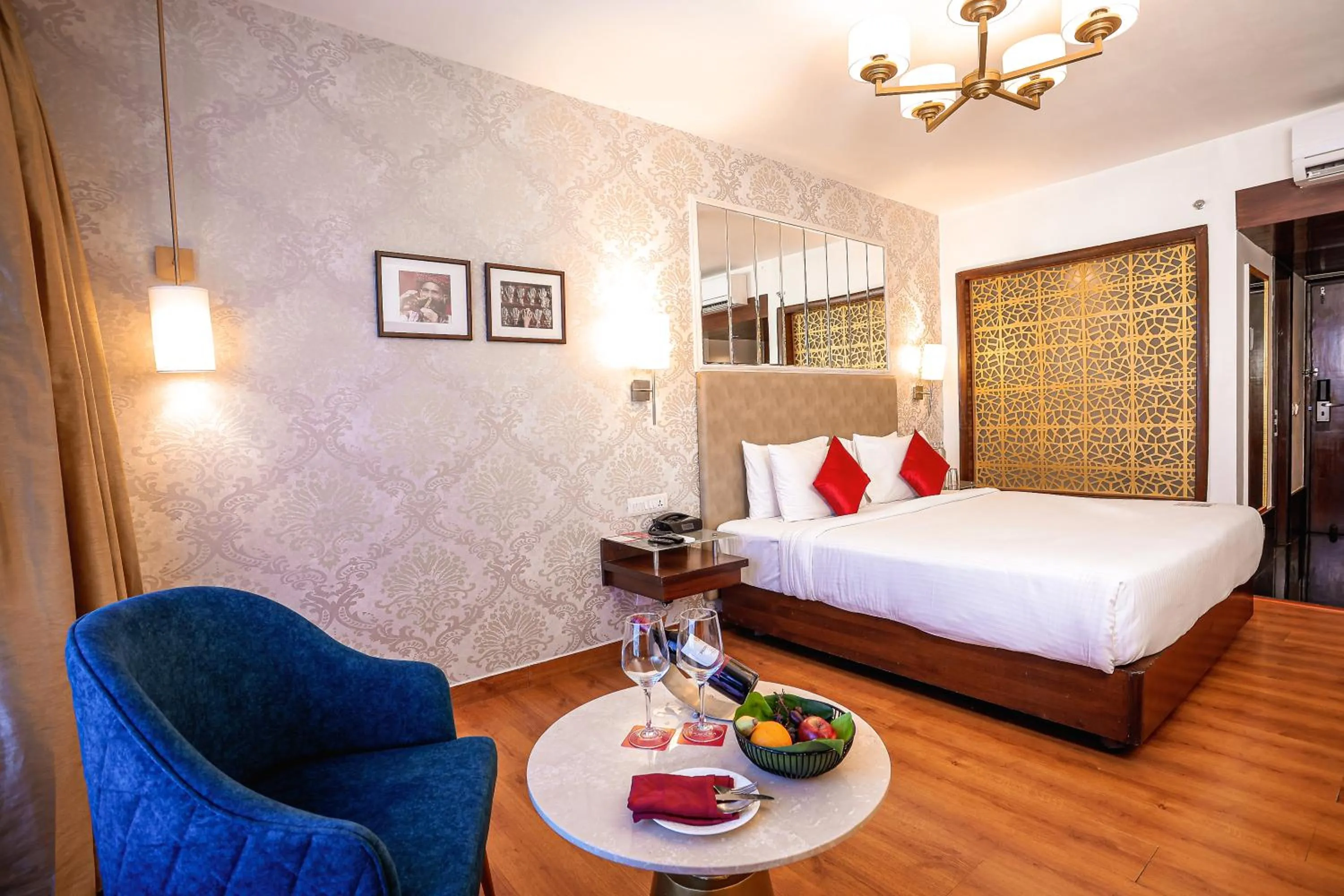 Bed in Ramada by Wyndham Jaipur North