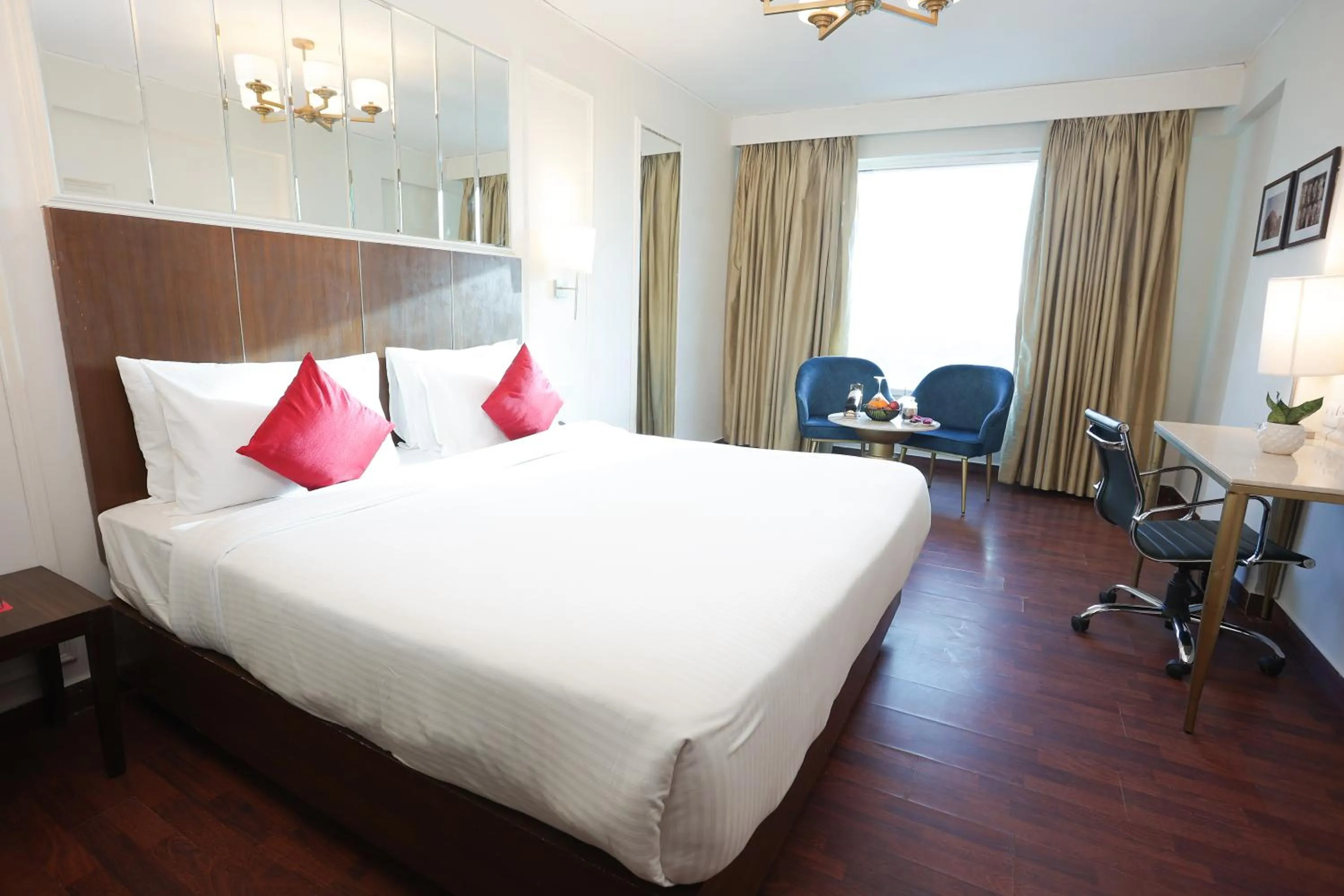 Bed in Ramada by Wyndham Jaipur North
