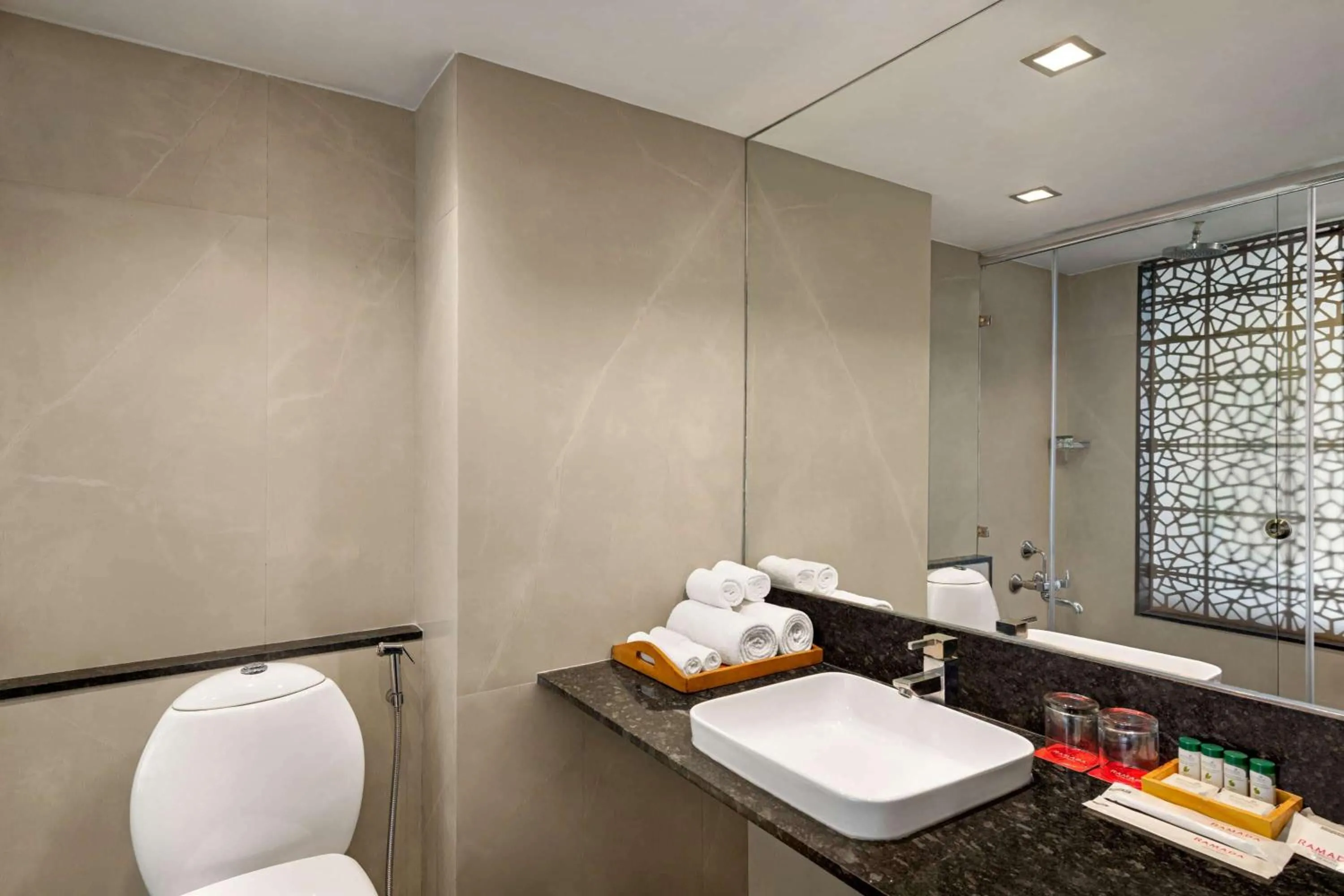 Bathroom in Ramada by Wyndham Jaipur North