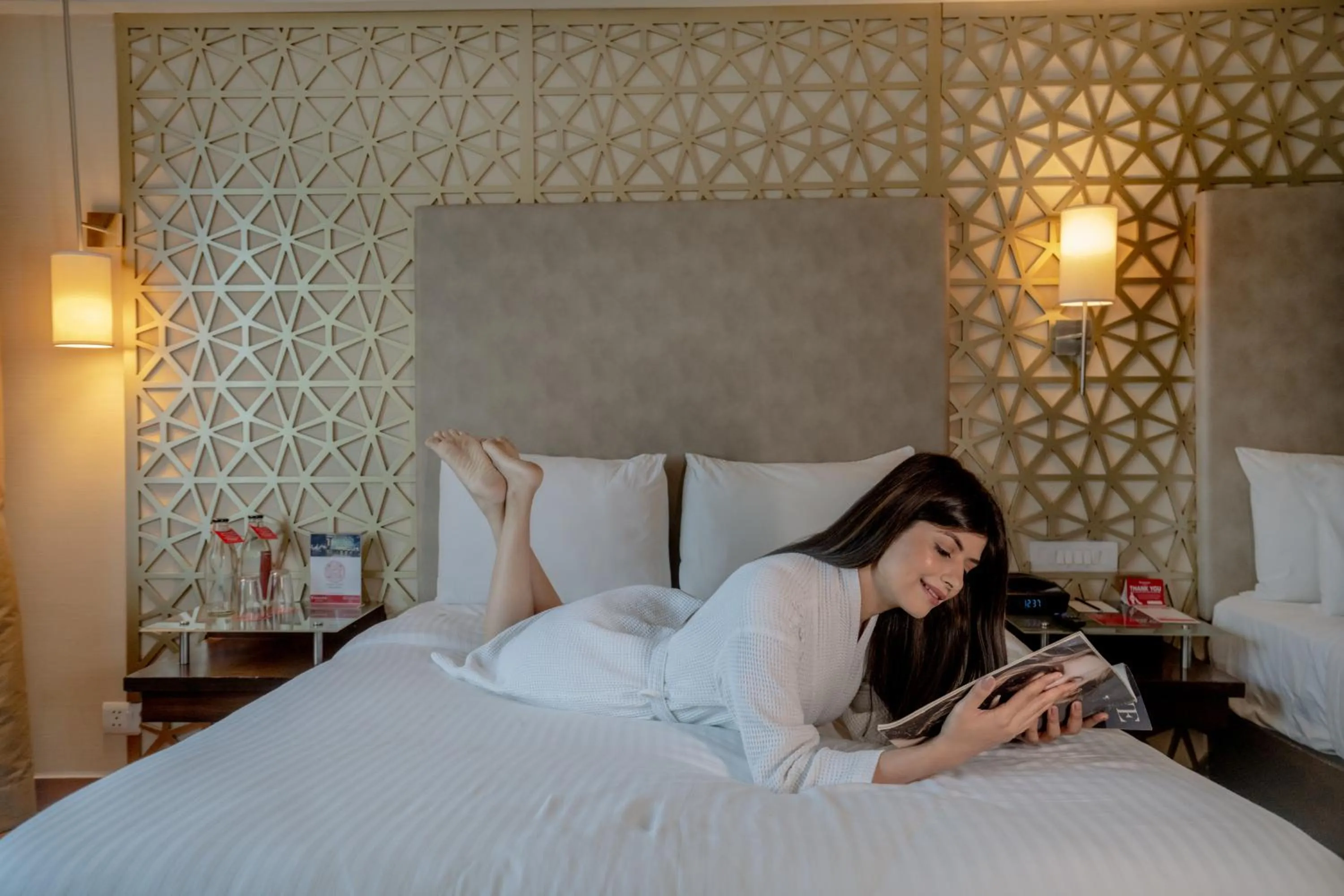 Bedroom, Bed in Ramada by Wyndham Jaipur North