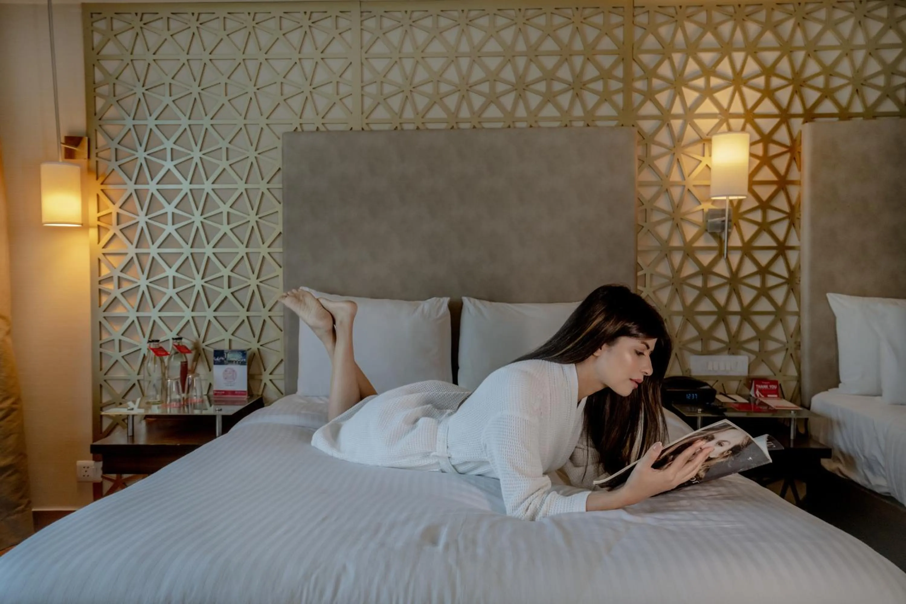 Bed in Ramada by Wyndham Jaipur North