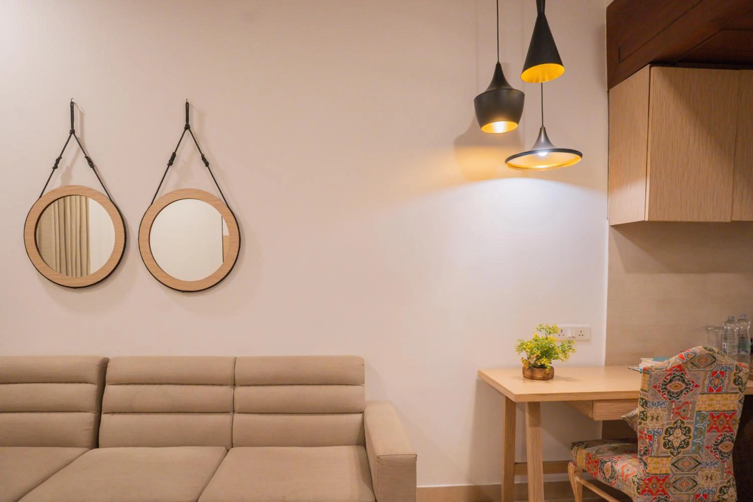 Seating area in Ahuja Residency Parklane