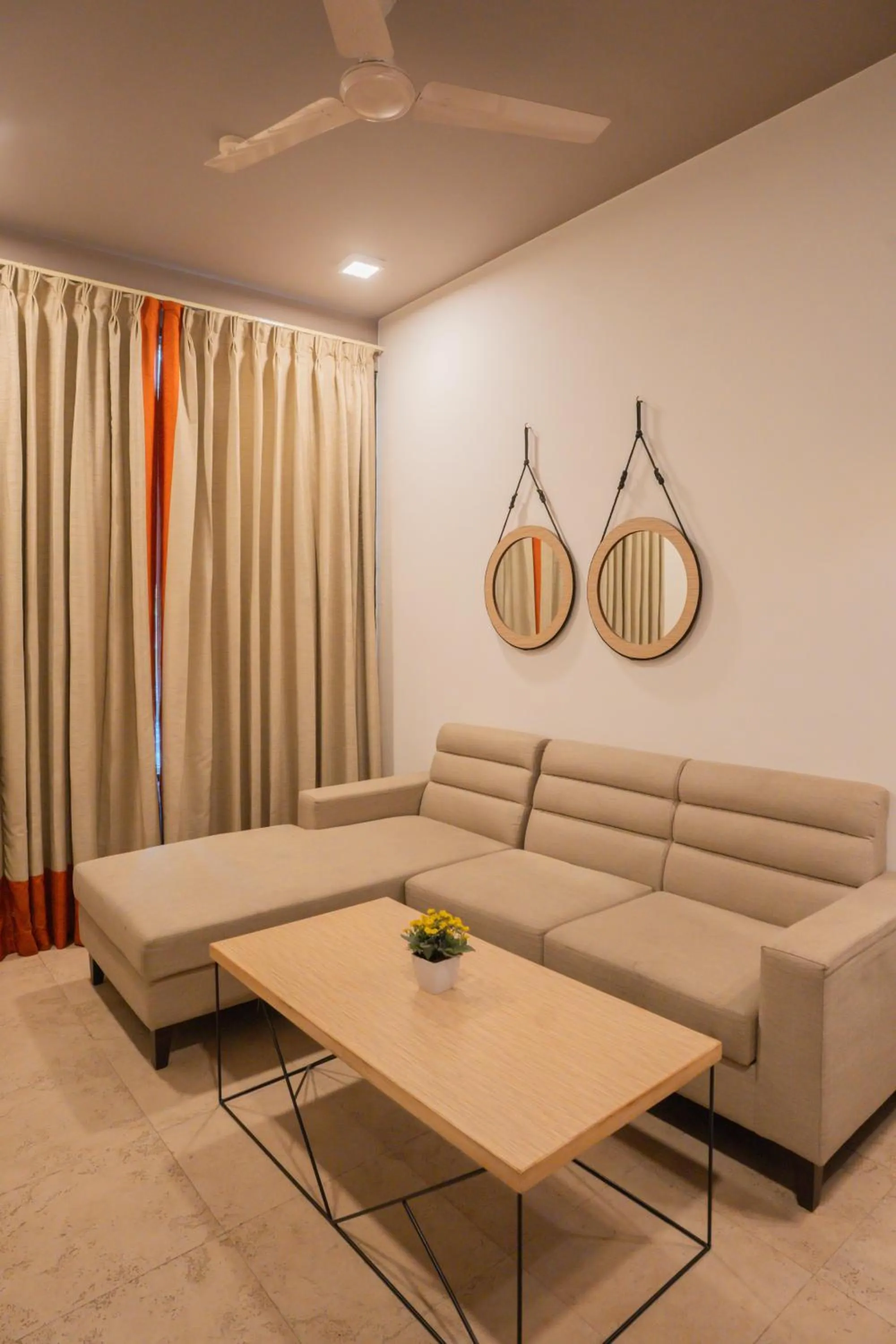 Seating area in Ahuja Residency Parklane