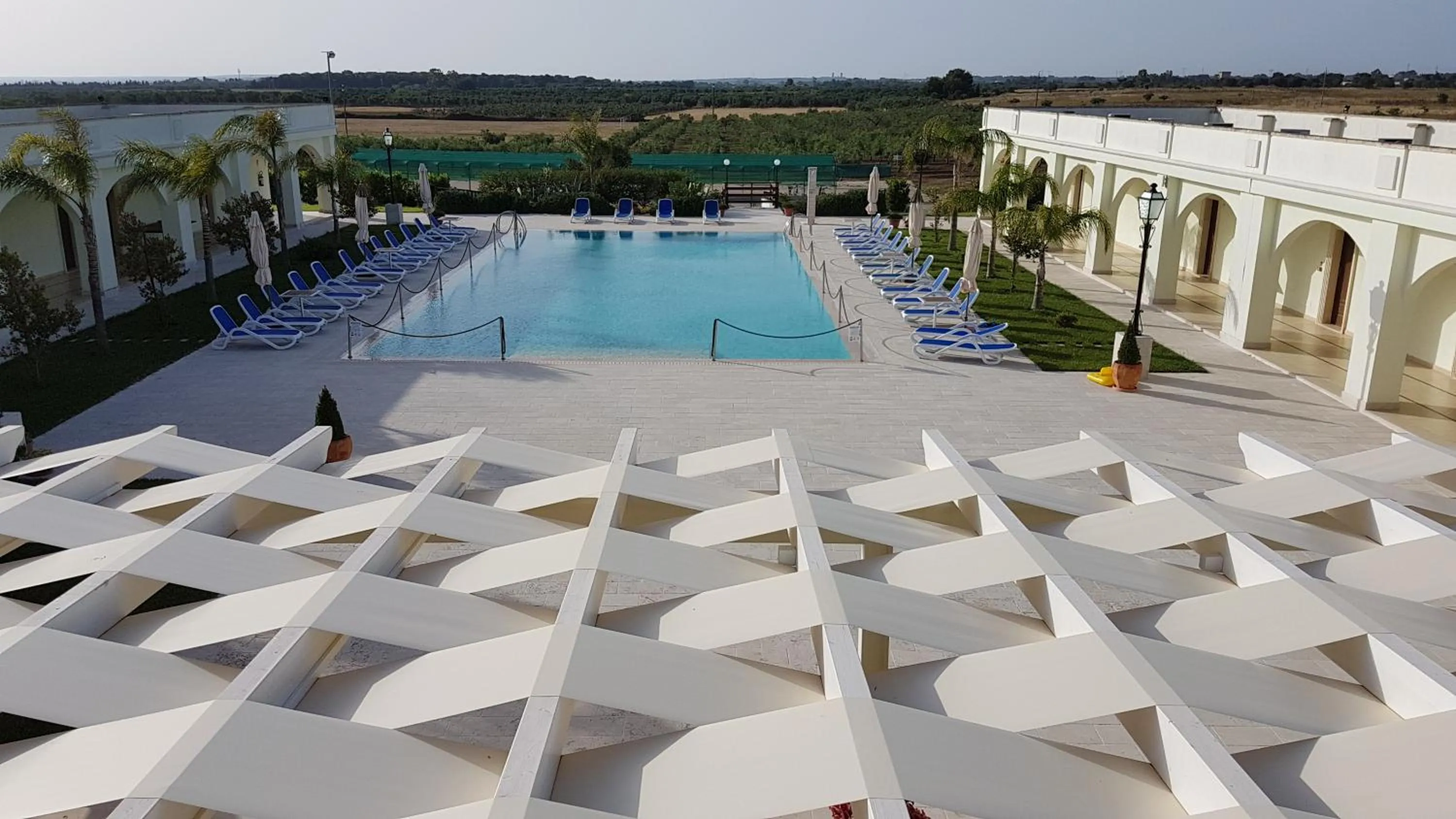 Pool view in Agri Hotel Conte Salentino