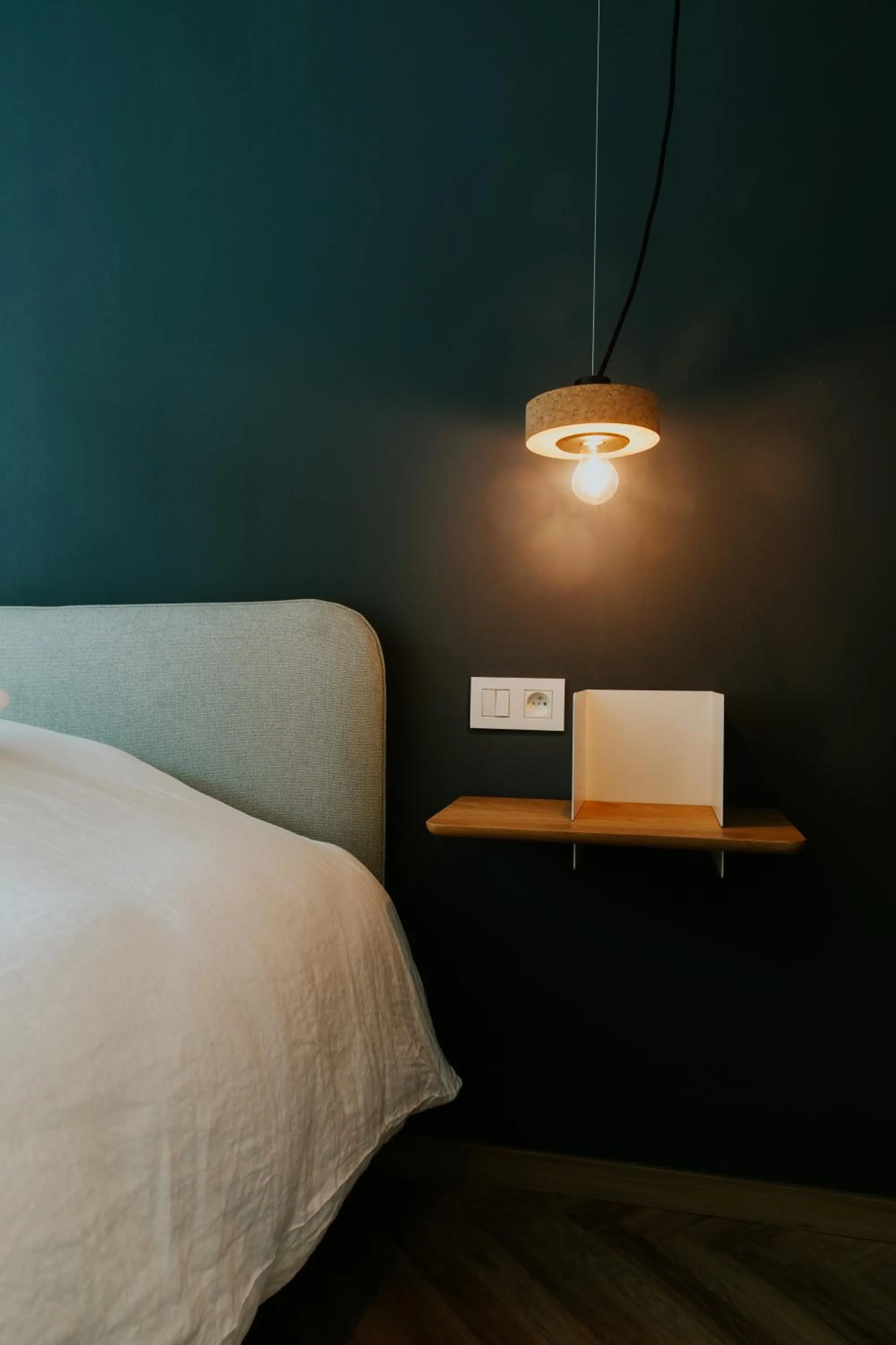 Decorative detail, Bed in Hotel Jerom