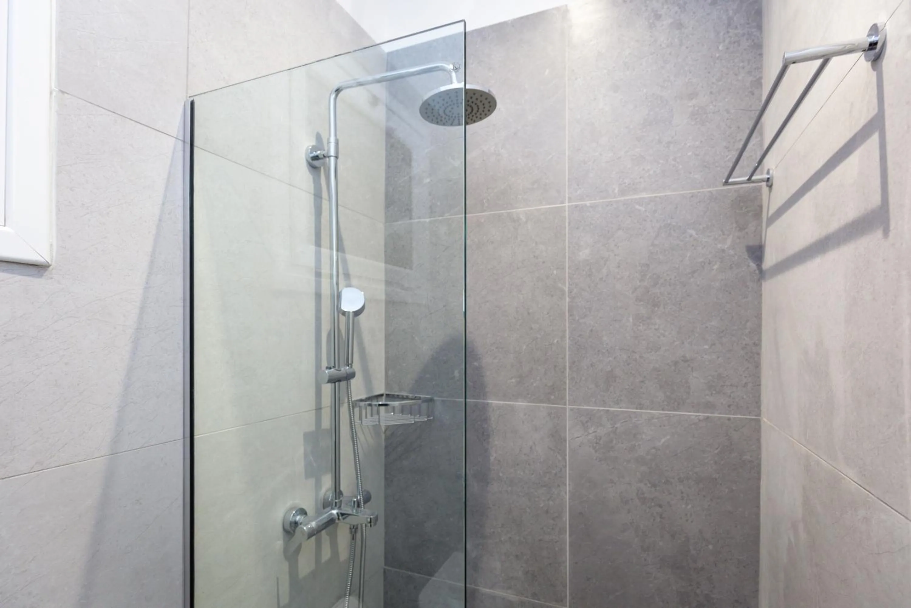 Shower in Oasis Hotel