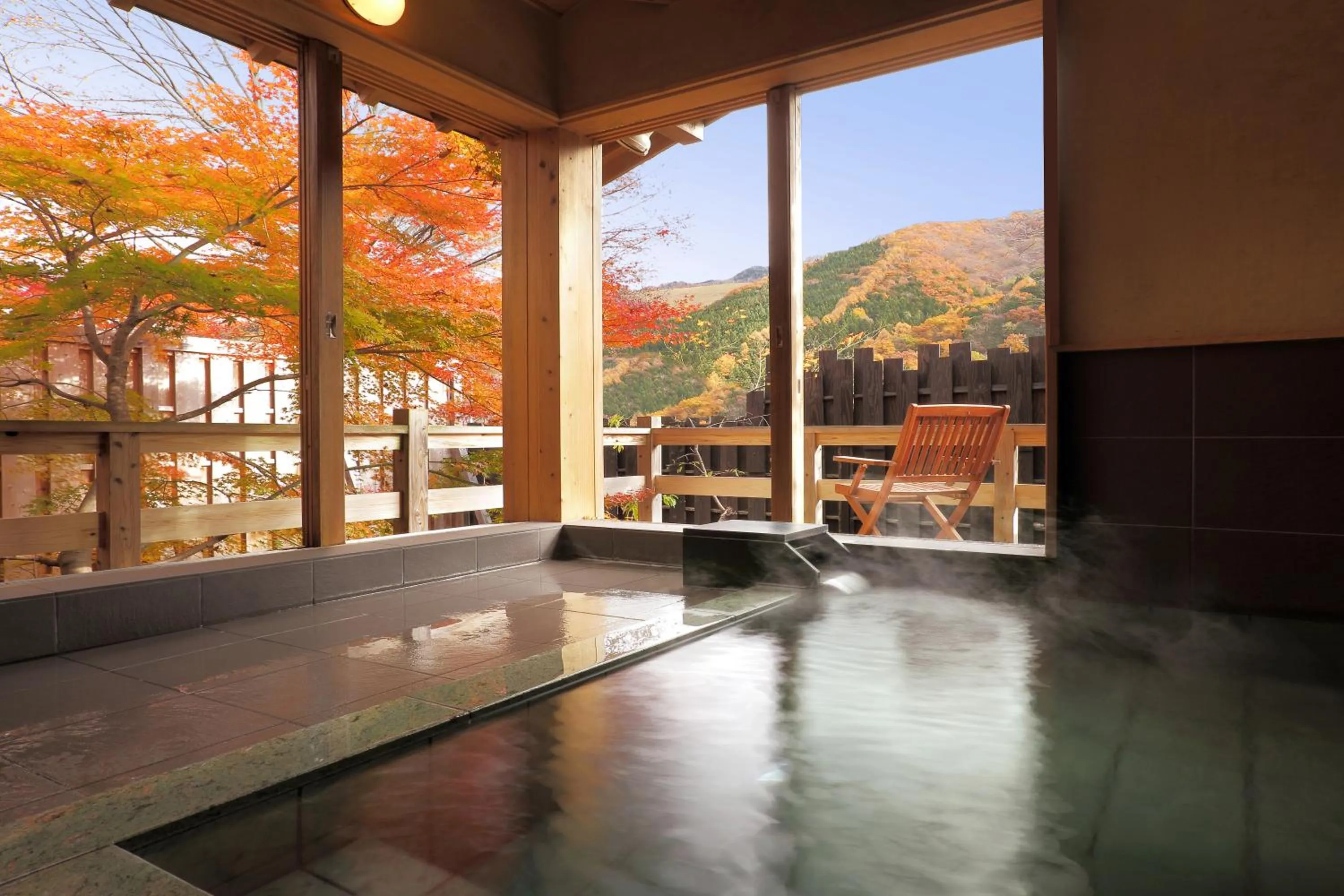 Open Air Bath in Syoubun