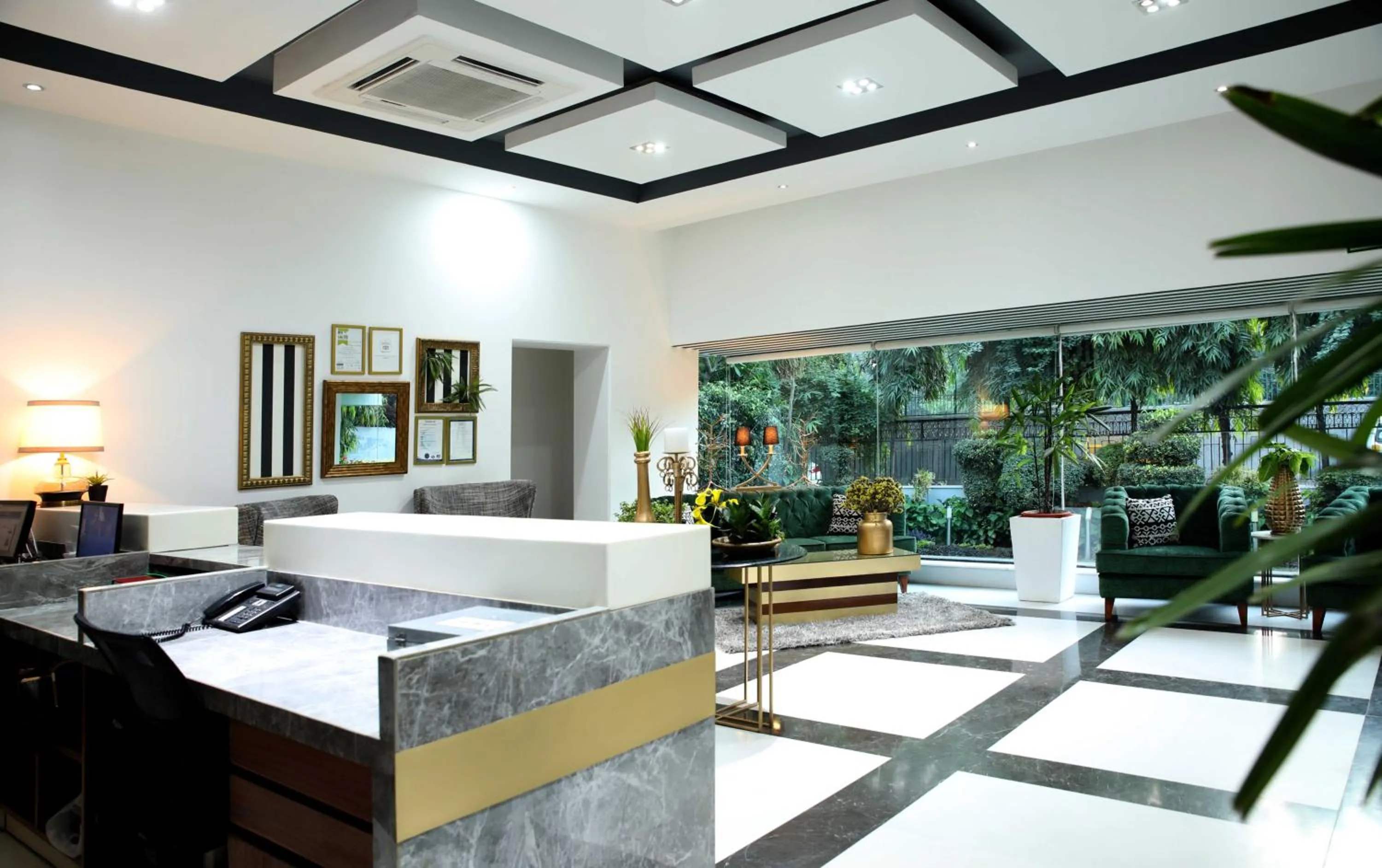 Lobby or reception in Ahuja Residency Sunder Nagar