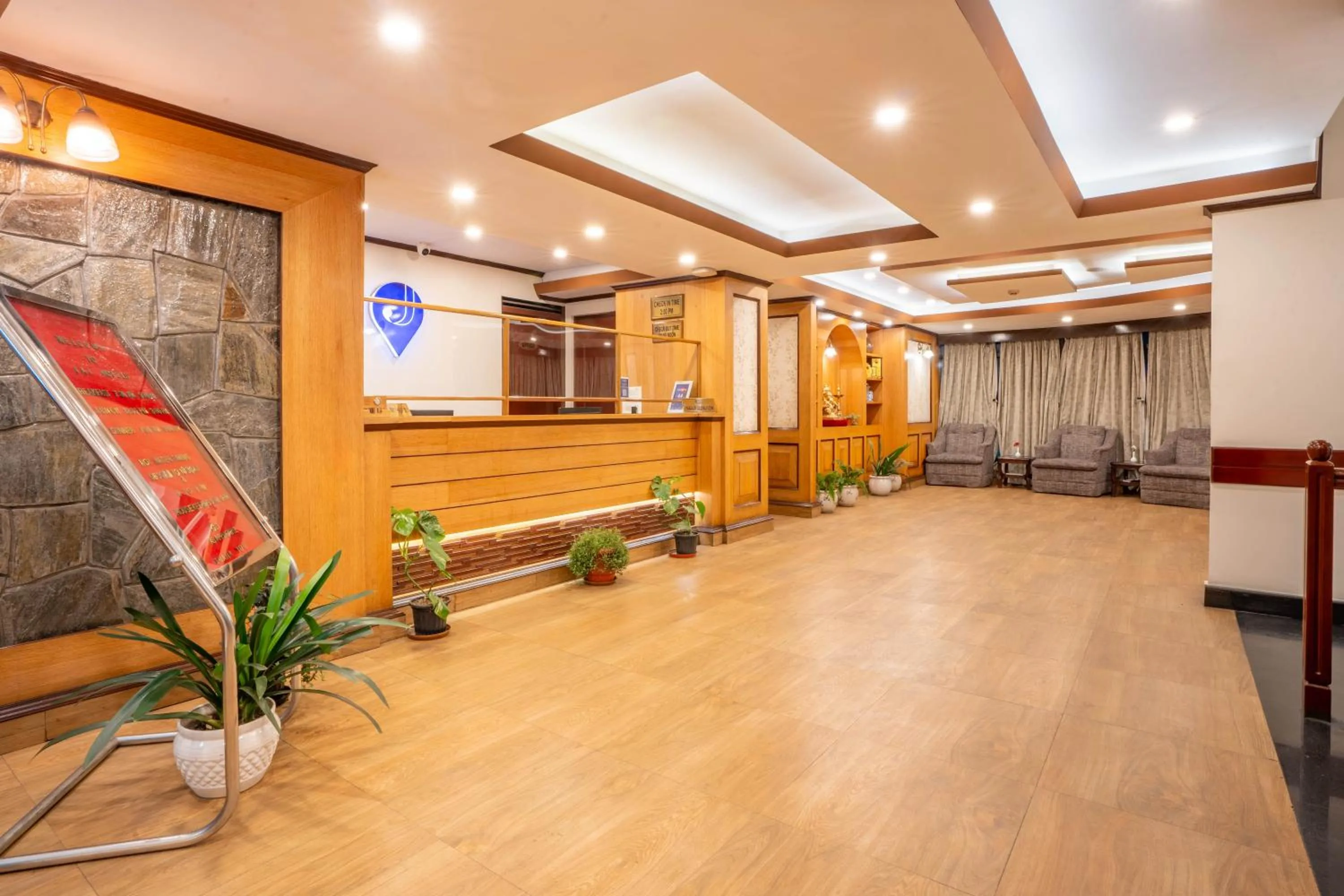 Lobby or reception in Yashshree Jai Hotel & Banquet