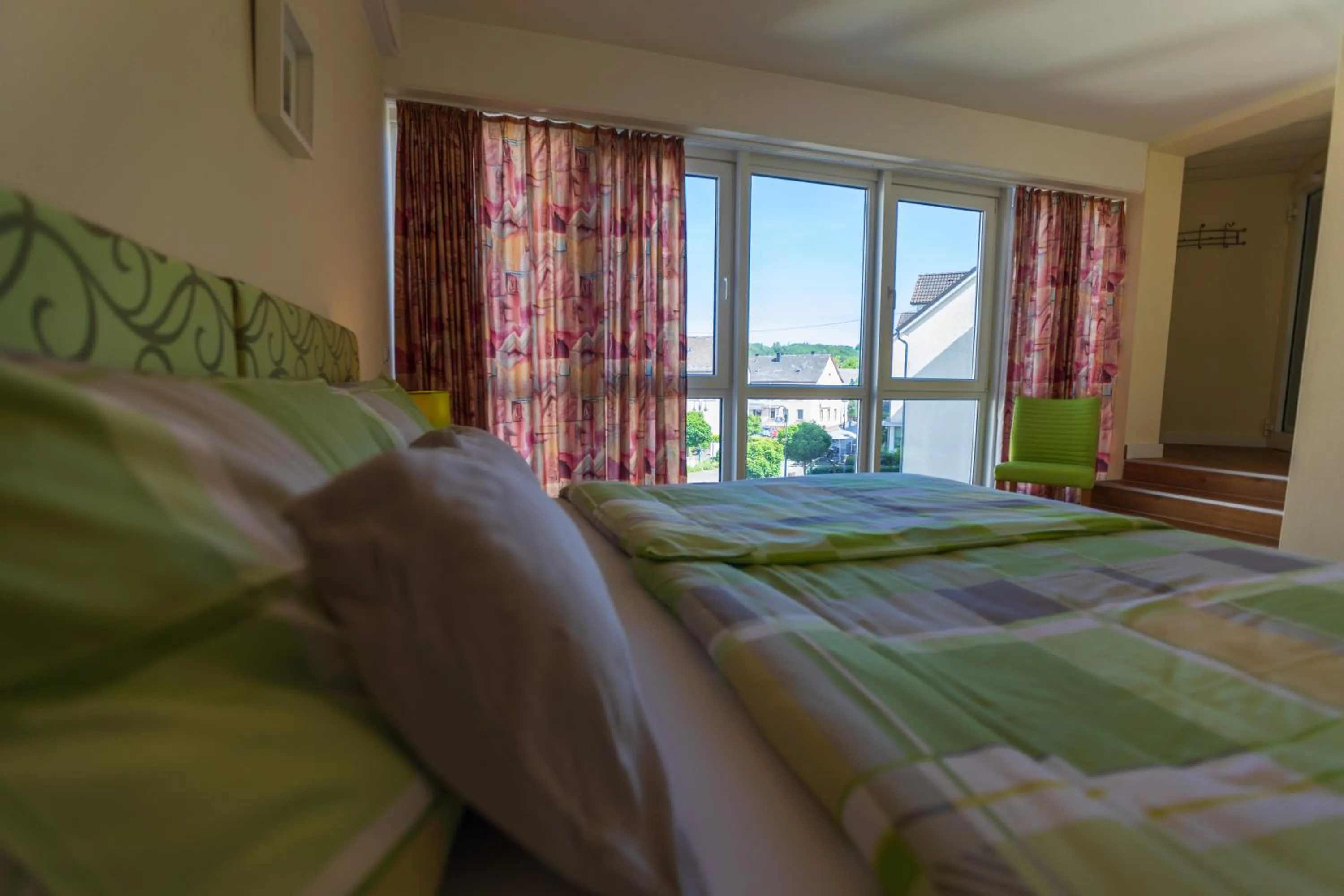 View (from property/room), Bed in Landhotel Gillenfelder Hof