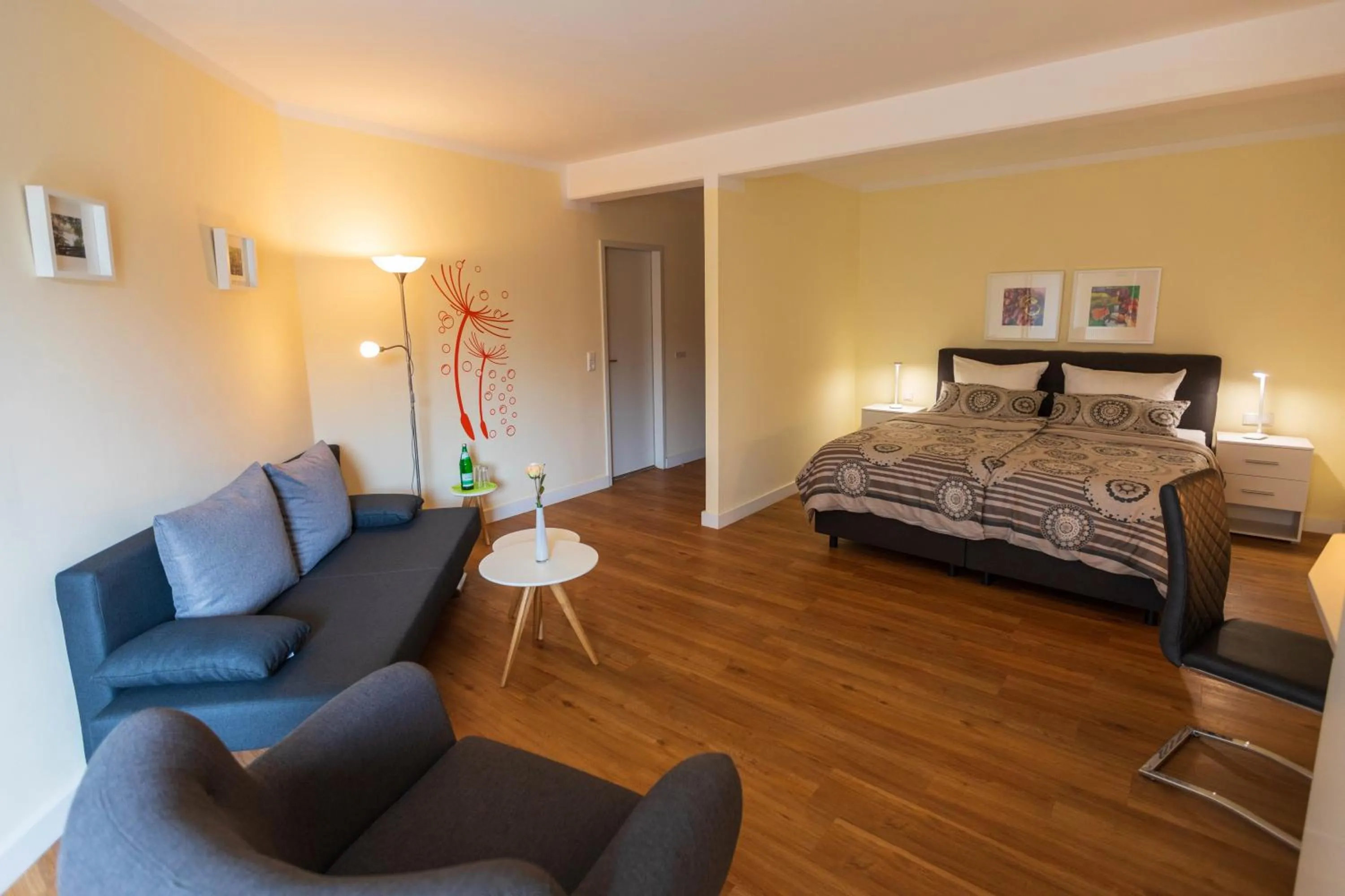 Photo of the whole room, Bed in Landhotel Gillenfelder Hof