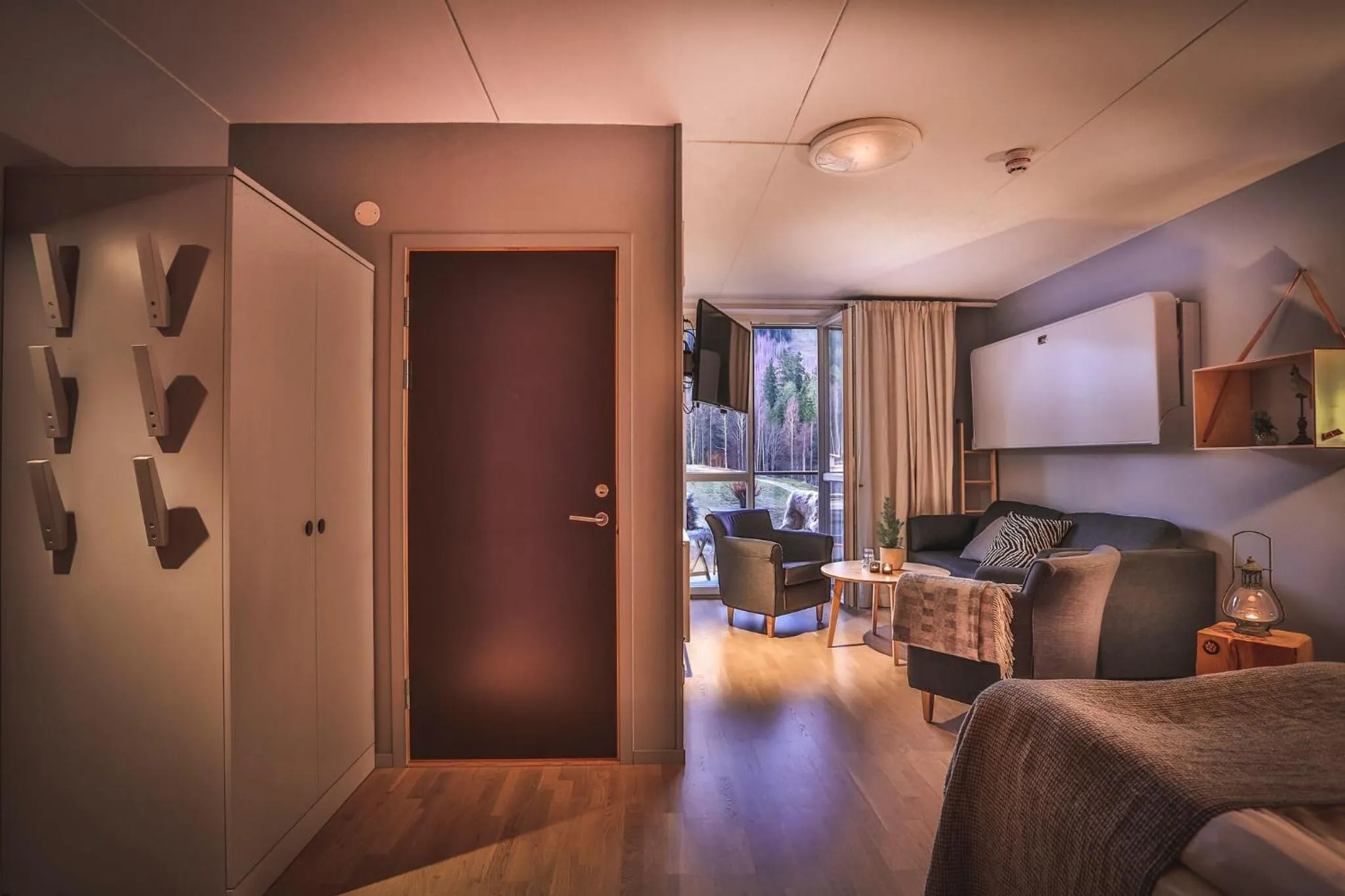 Seating area in Bergshotellet