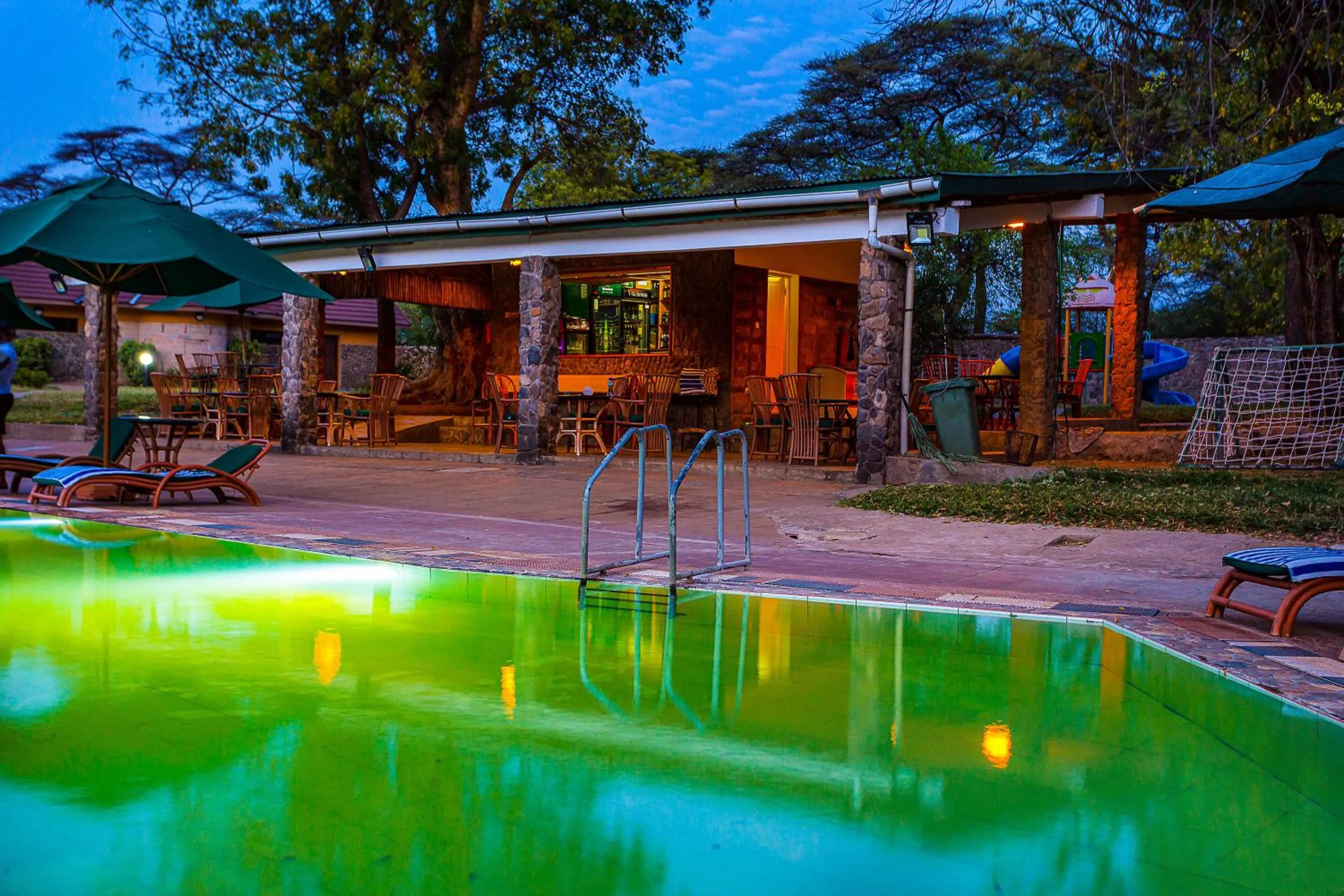 Pool view in Lake Bogoria Spa Resort