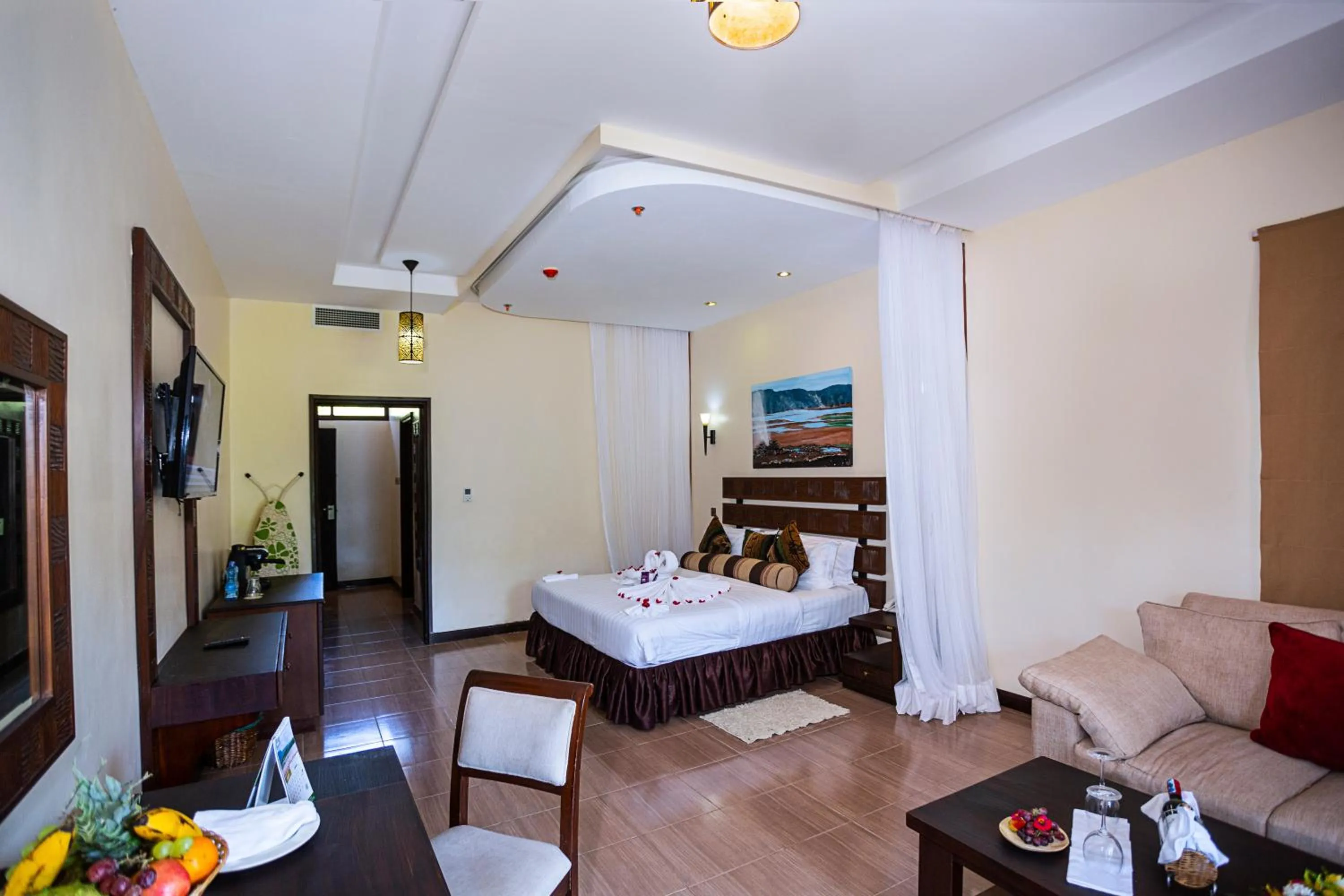 Bed in Lake Bogoria Spa Resort