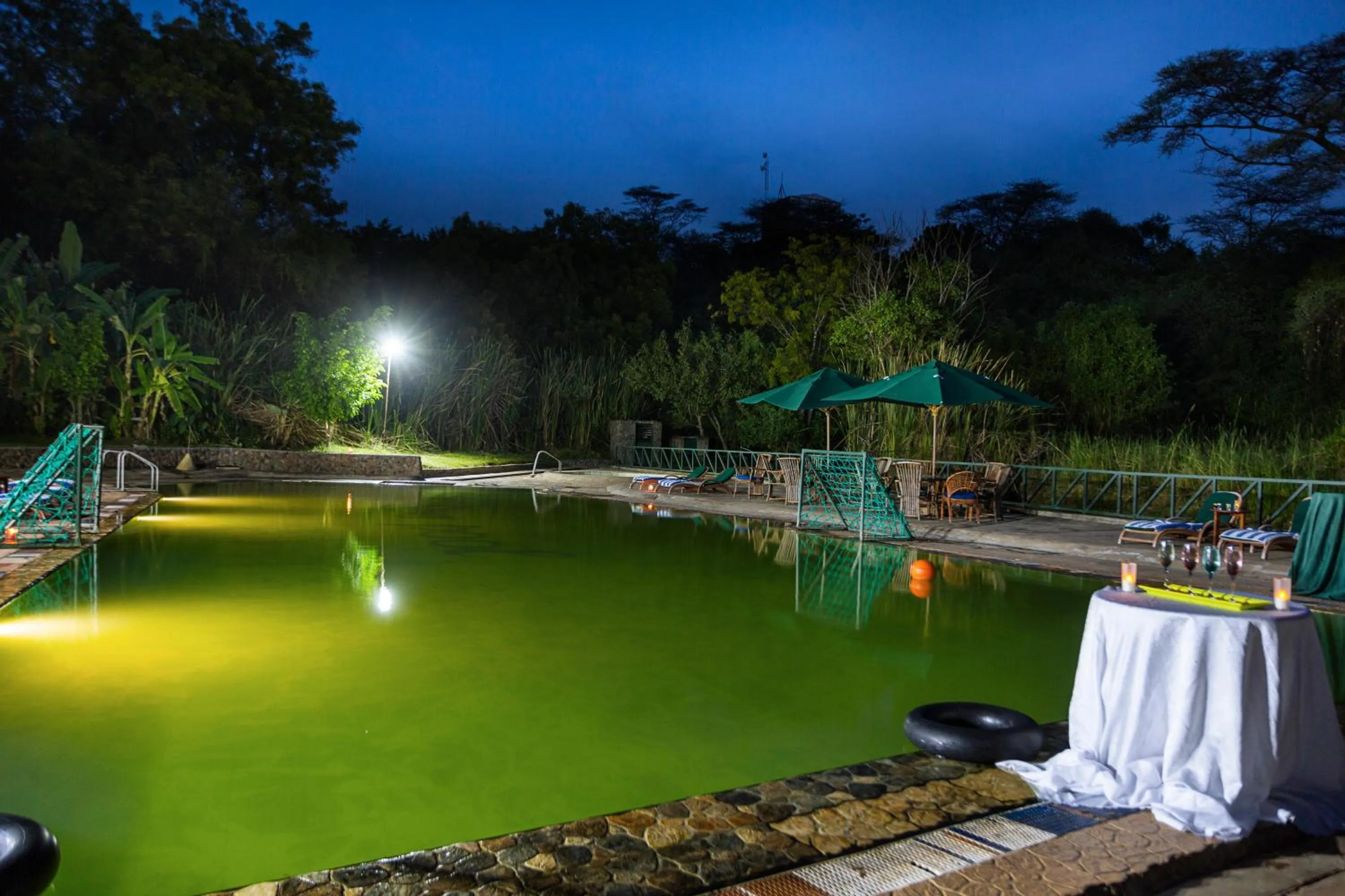 Pool view in Lake Bogoria Spa Resort