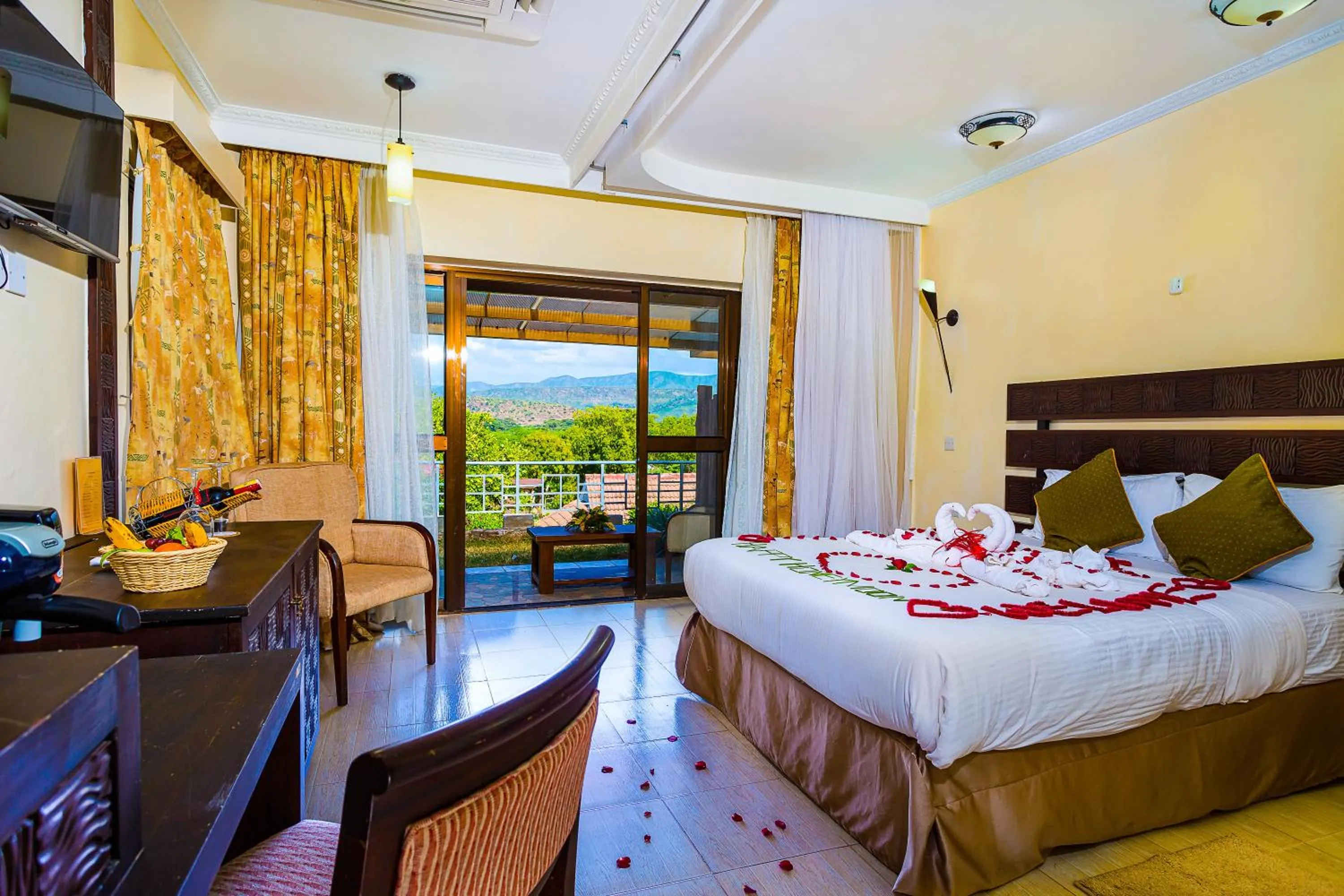 Photo of the whole room, Bed in Lake Bogoria Spa Resort