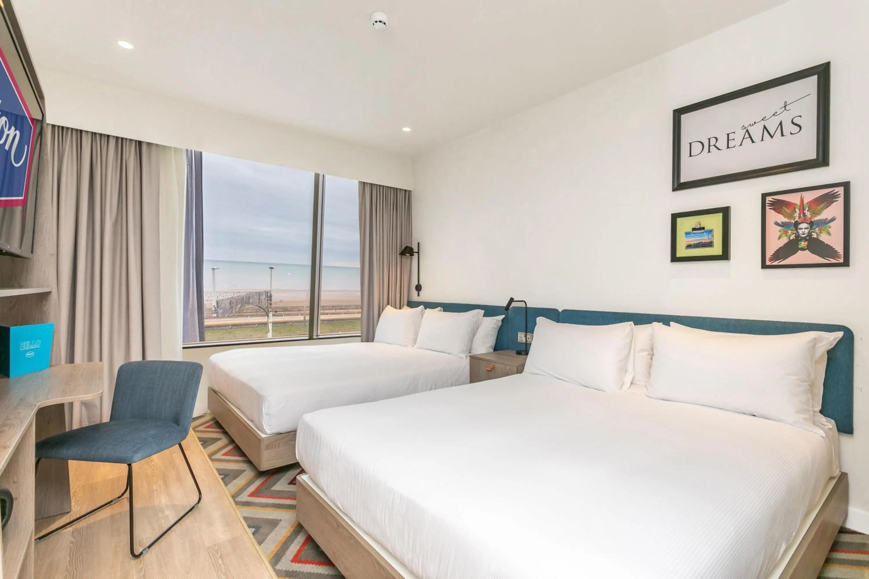 Bedroom, Bed in Hampton By Hilton Blackpool