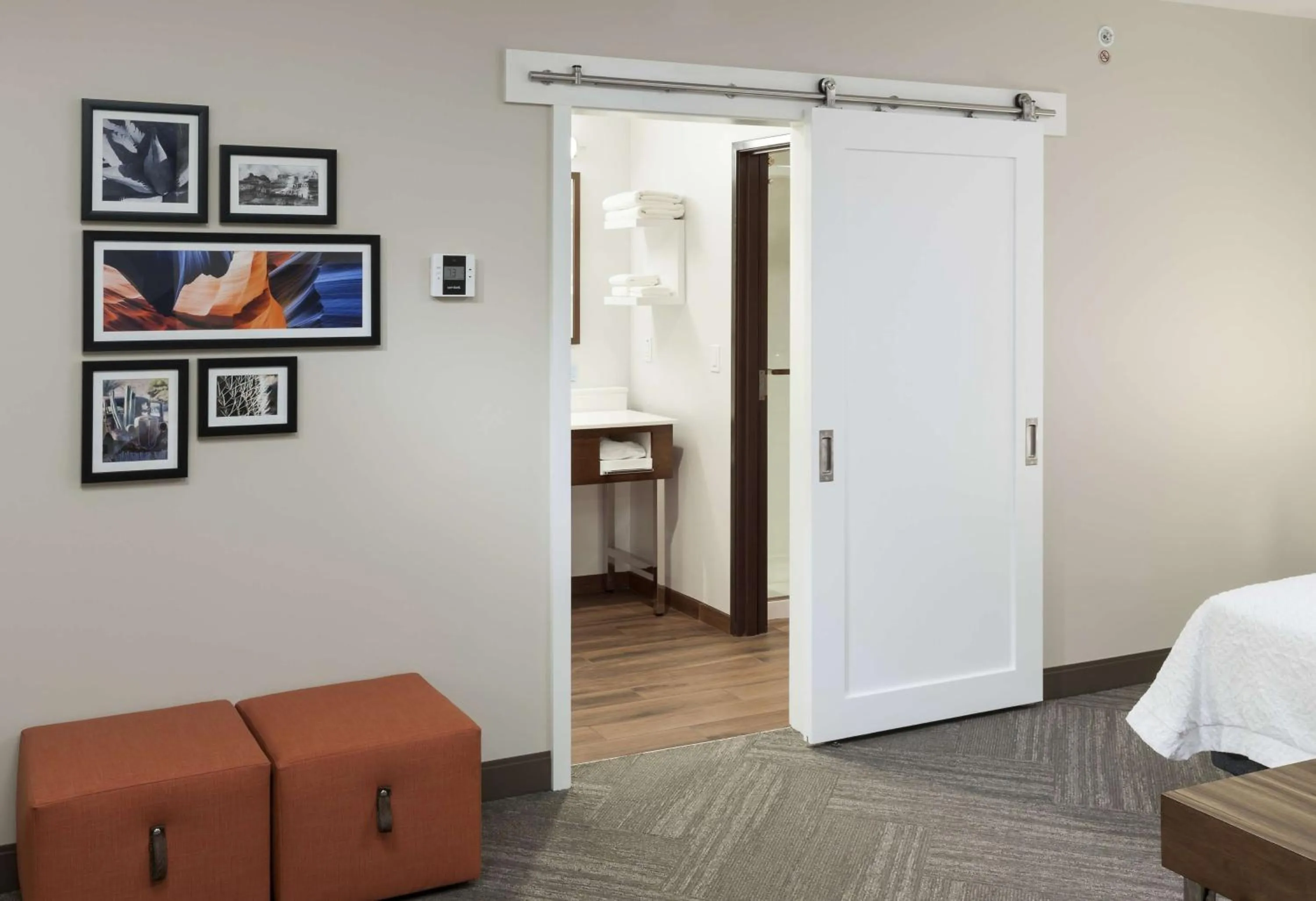 Bed in Hampton Inn & Suites Phoenix Downtown