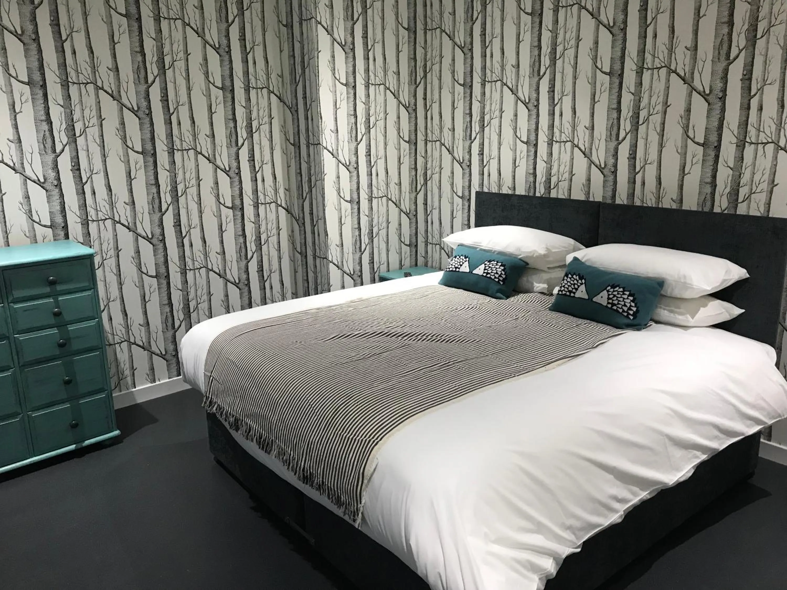 Bedroom, Bed in Thurso Self Catering Pet Friendly Holiday Lets