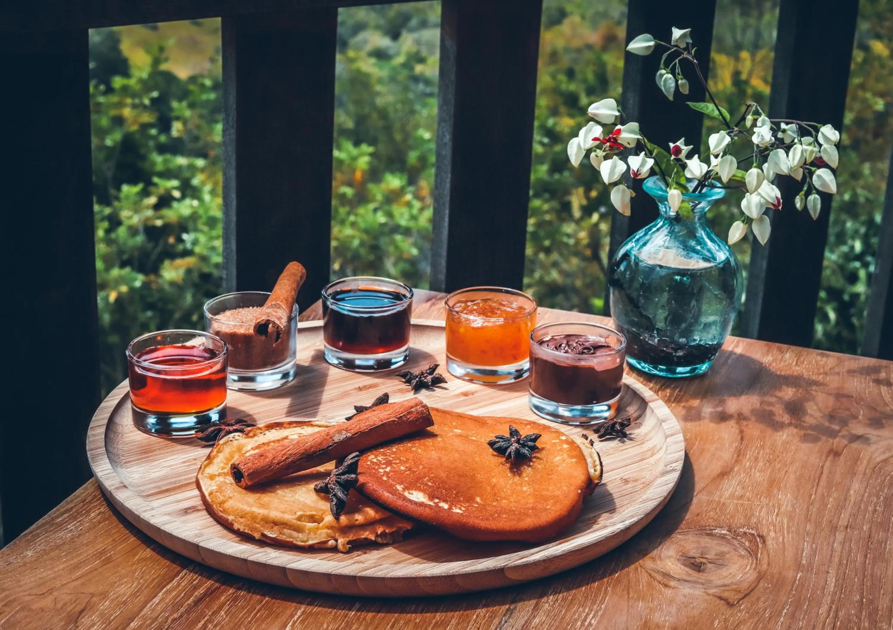 Restaurant/places to eat in Hotel Chalets Chamarel