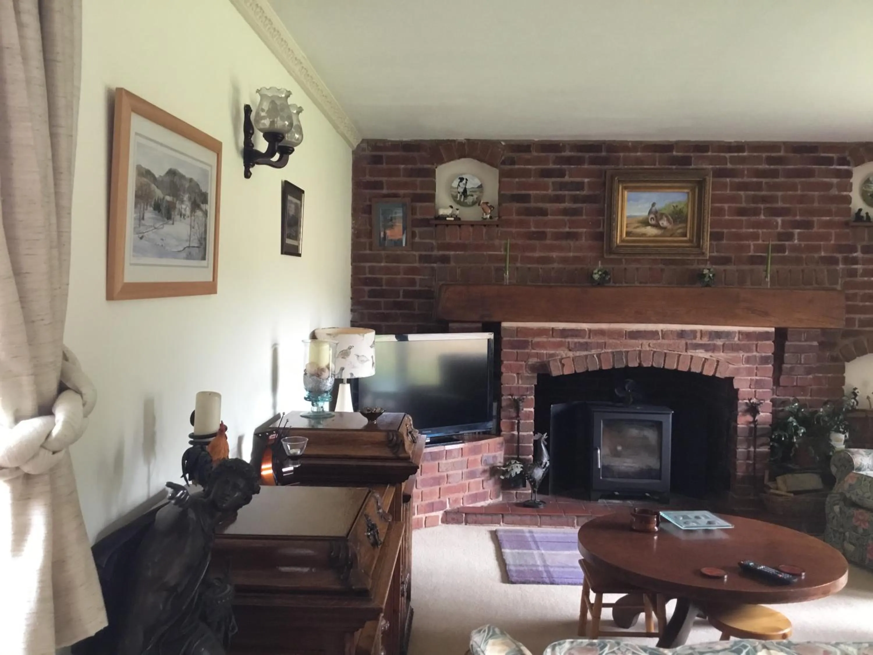 Seating area in Lower Thornton Farm
