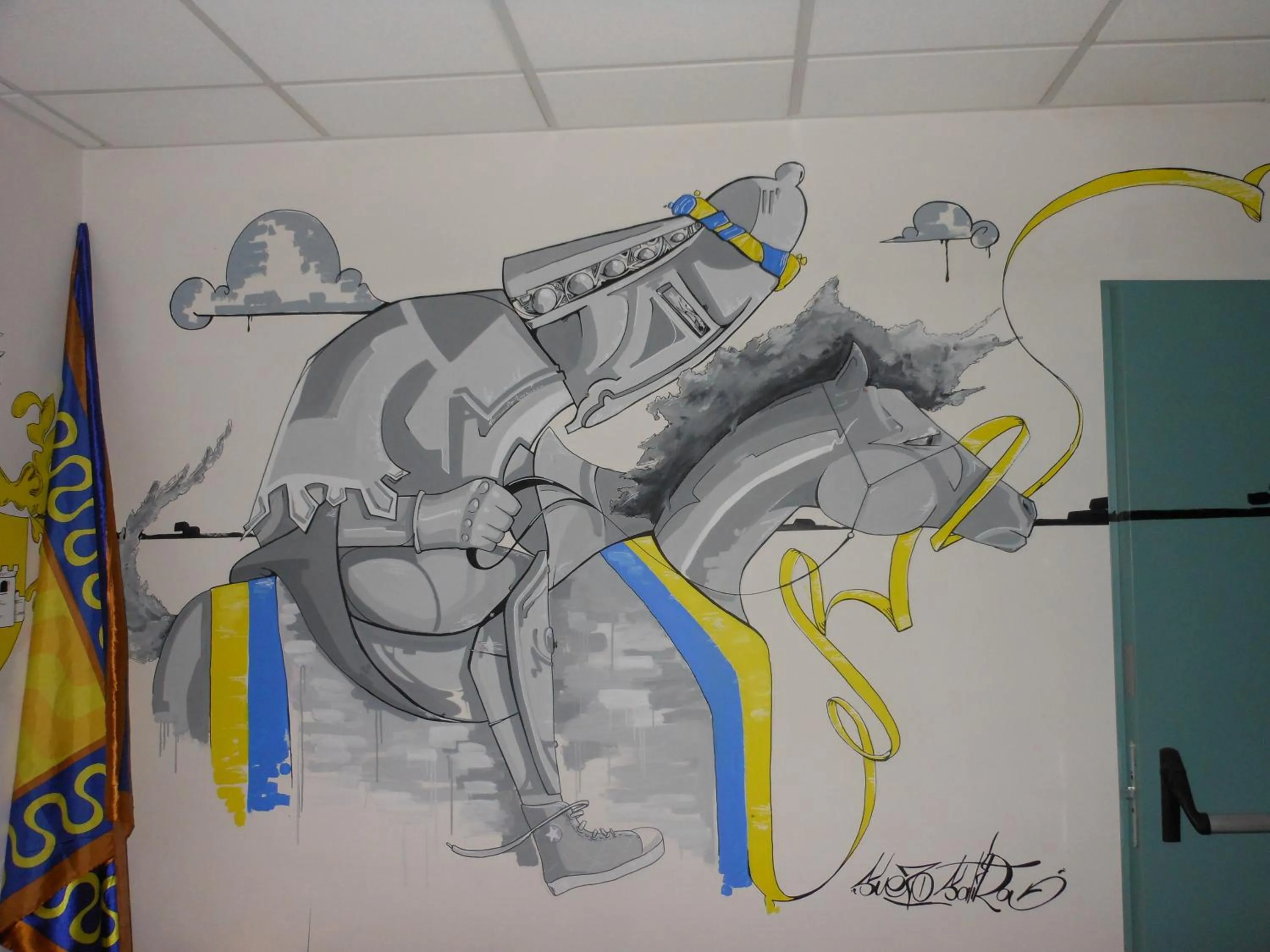 Decorative detail in Hotel Cecco