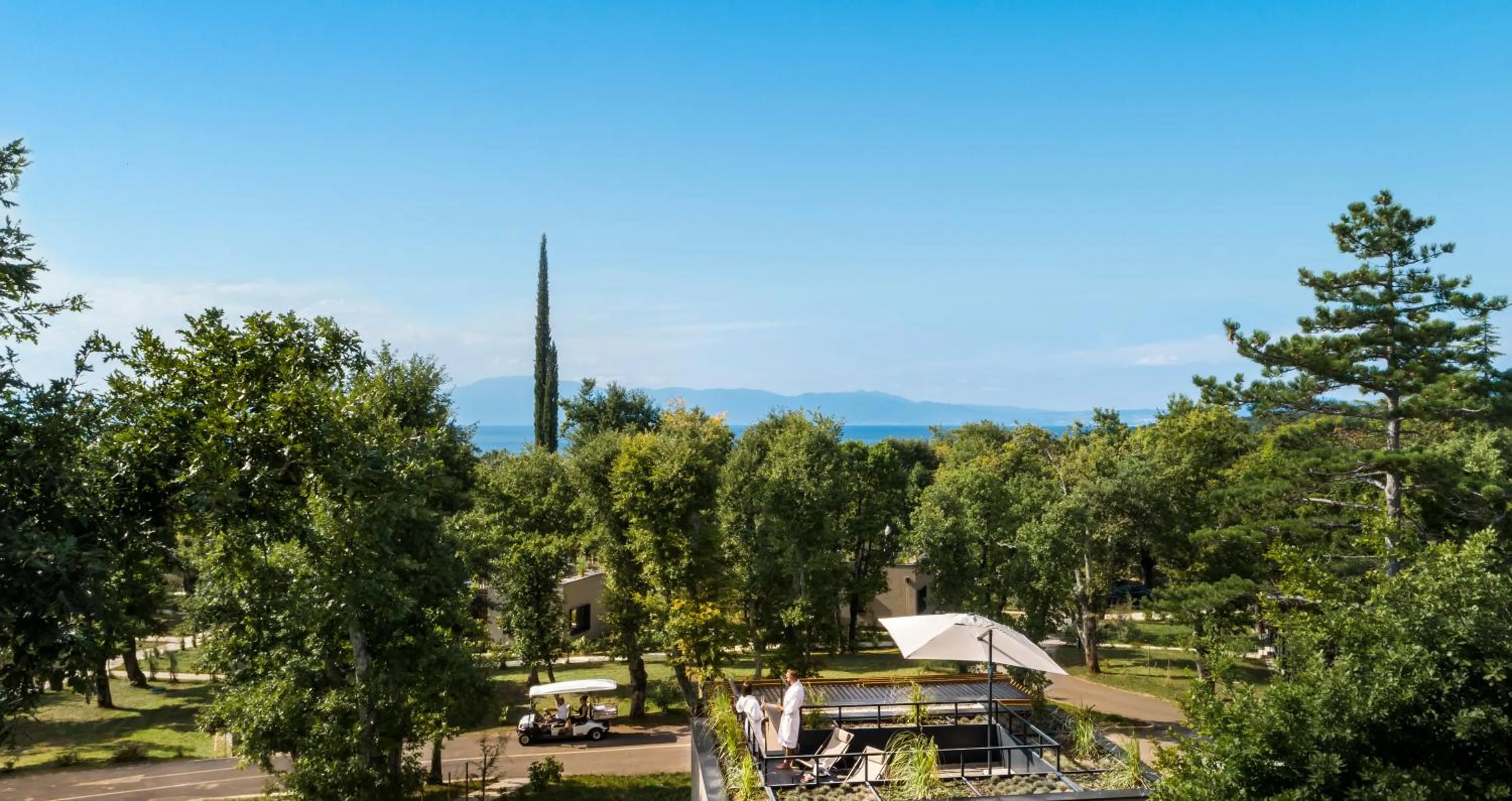 Bird's eye view in Aminess Younique Gaia Green Villas