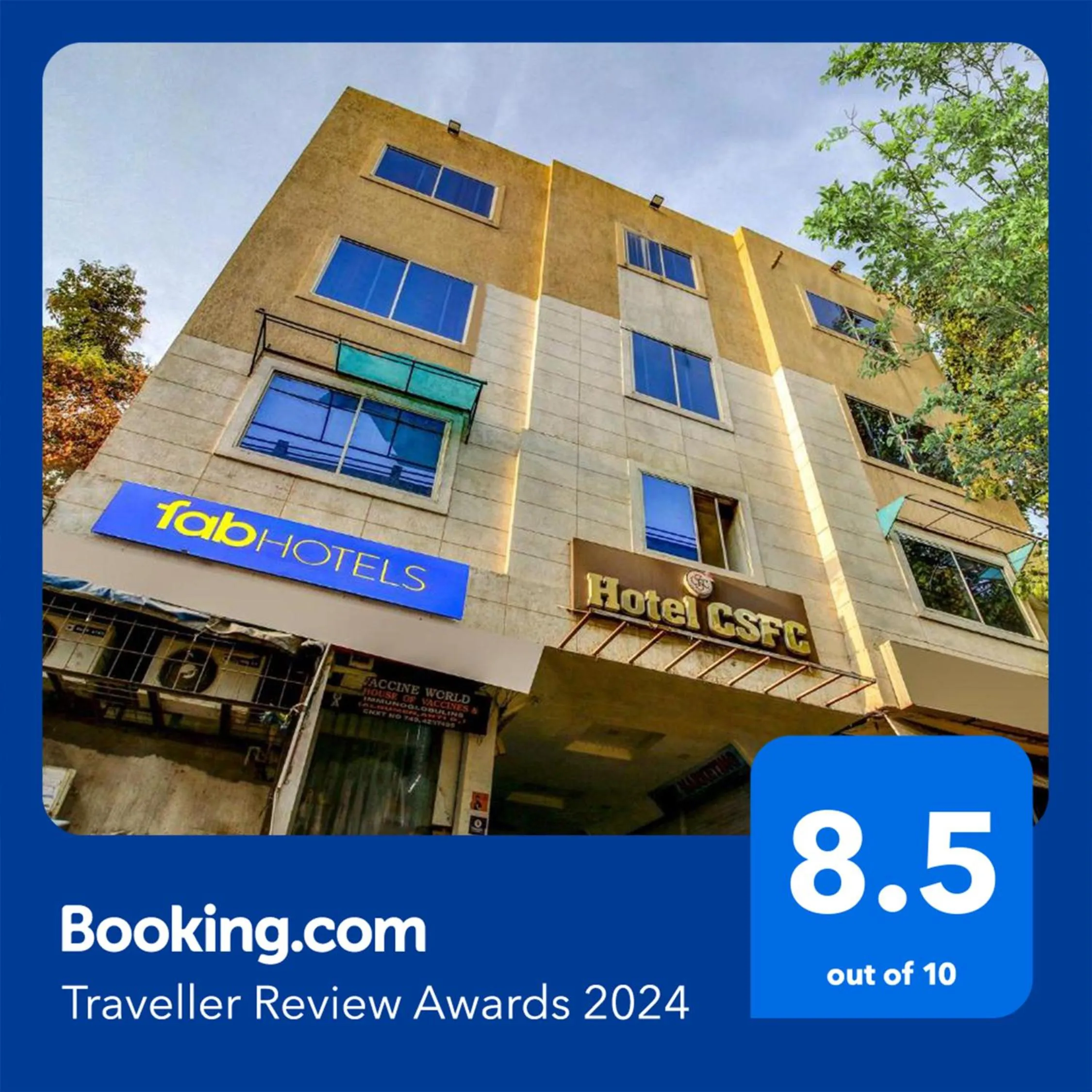 Property building in FabHotel CSFC Near Bhopal Railway Station